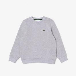 Lacoste Lacoste Logo Fleece Crew Neck Sweater Juniors