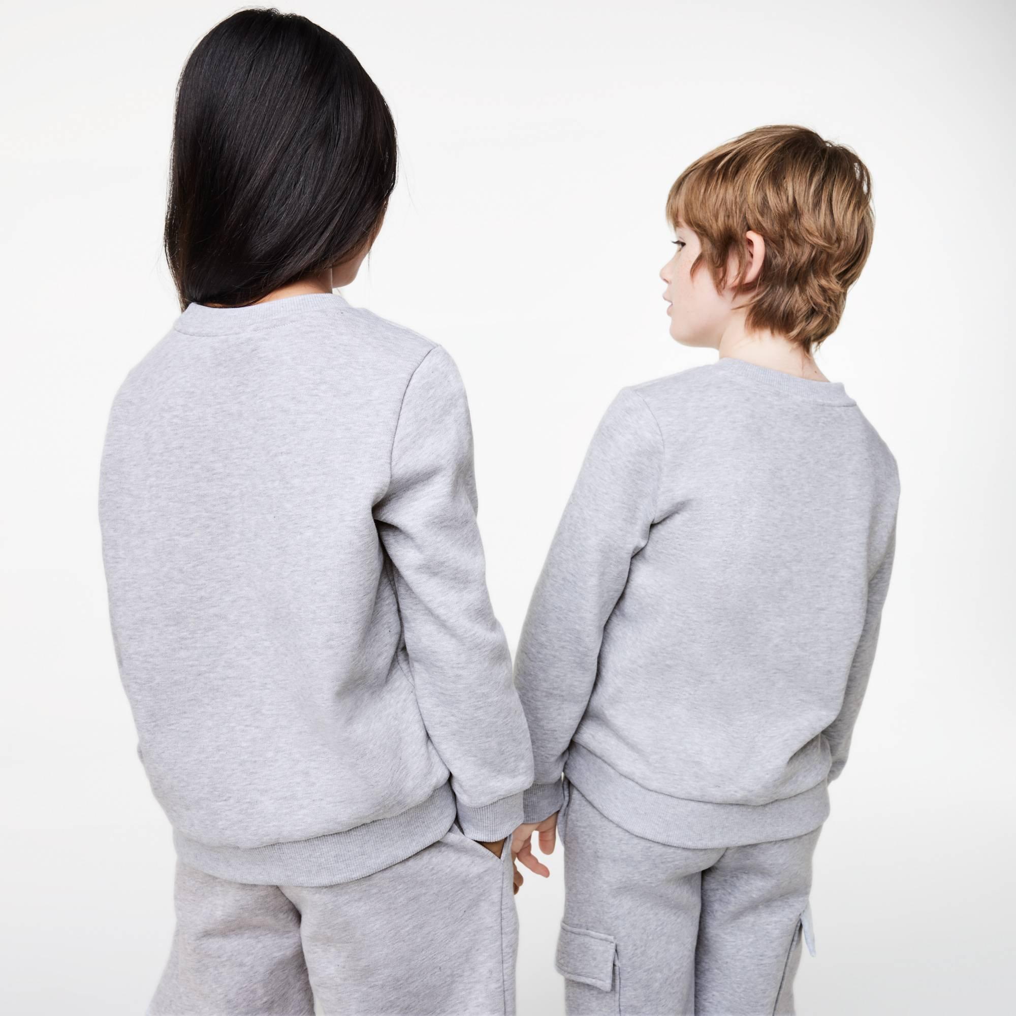 Grau - Lacoste - Kids' Logo Crew-neck Sweatshirt - 3