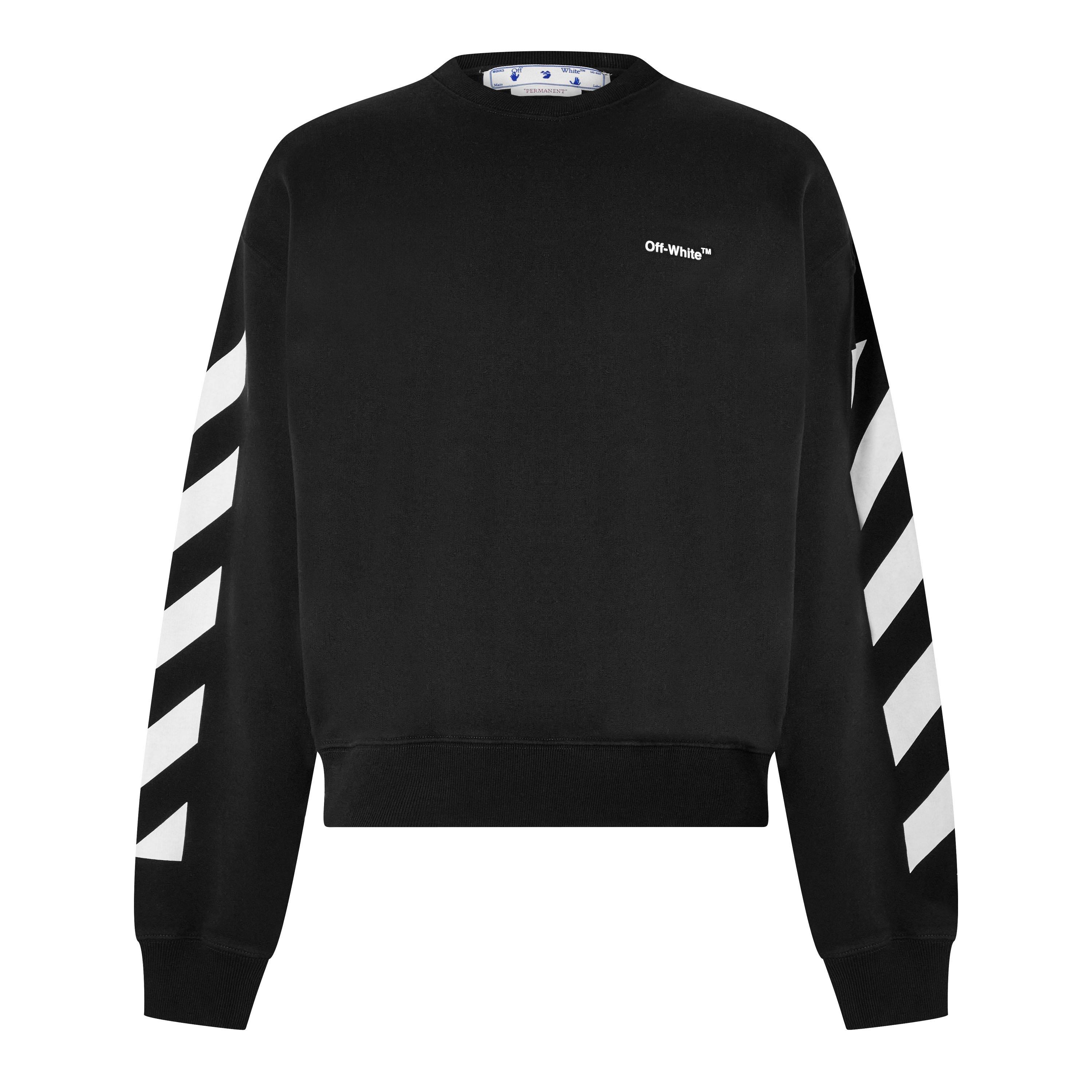 Off white black crewneck online