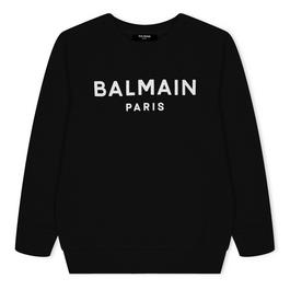 Balmain Printed Paris Logo Sweater Juniors