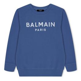 Balmain Printed Paris Logo Sweater Juniors