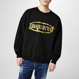 DSquared2 Distressed Logo Sweatshirt