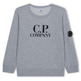 CP Company Basic Fleece Logo Sweatshirt Junior