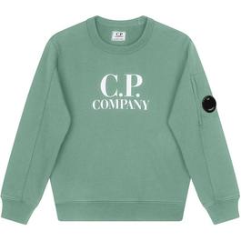 CP Company Basic Fleece Logo Sweatshirt Junior