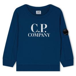 CP Company Basic Fleece Logo Sweatshirt Junior