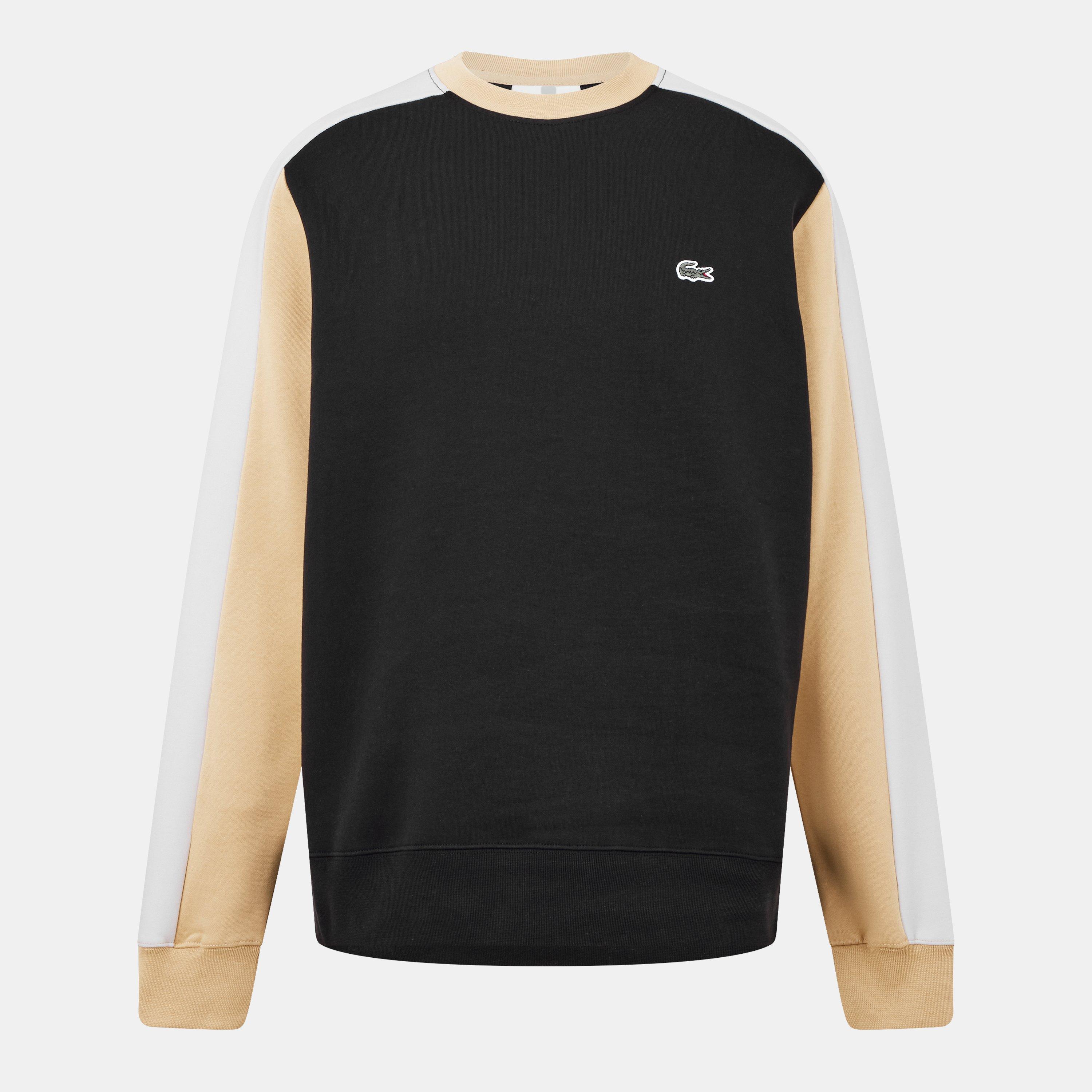 Lacoste Colour Block Sweatshirt - Black/Flour - S