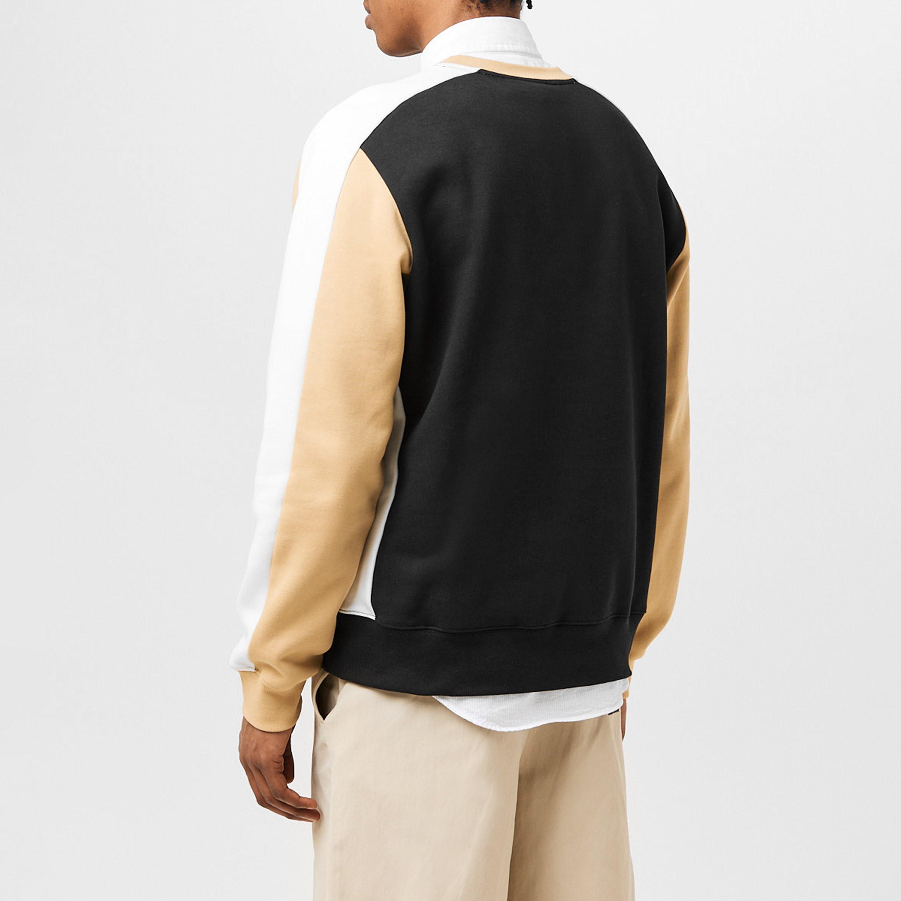 Black/Flour - Lacoste - Colour Block Sweatshirt - 4