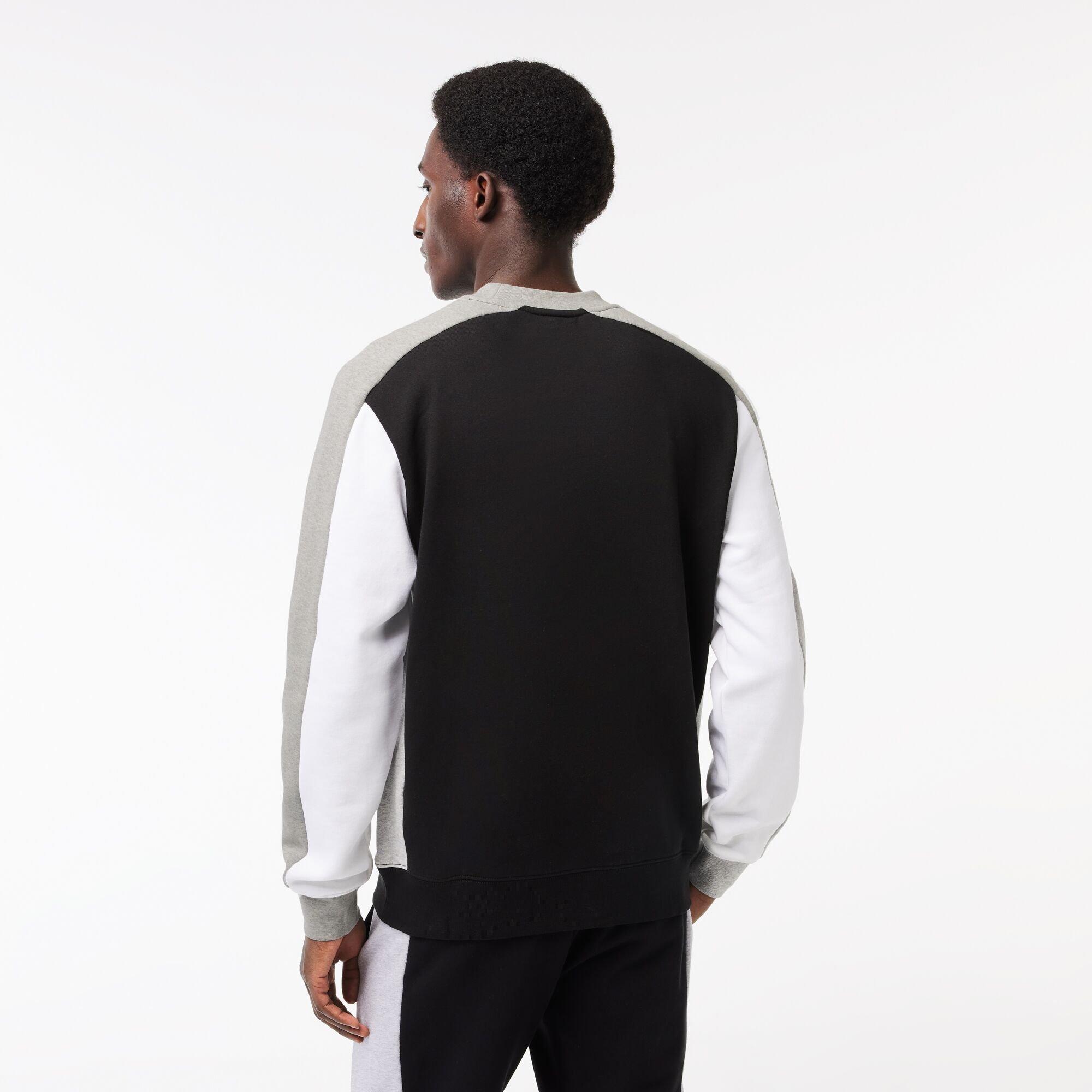 Nero/Argento - Lacoste - Lacoste Colour Block Sweatshirt - 3