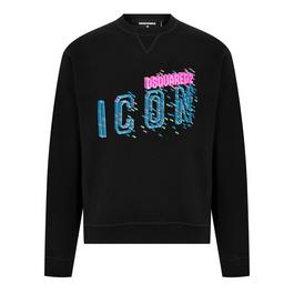 DSquared2 Pixel Icon Crew Sweatshirt