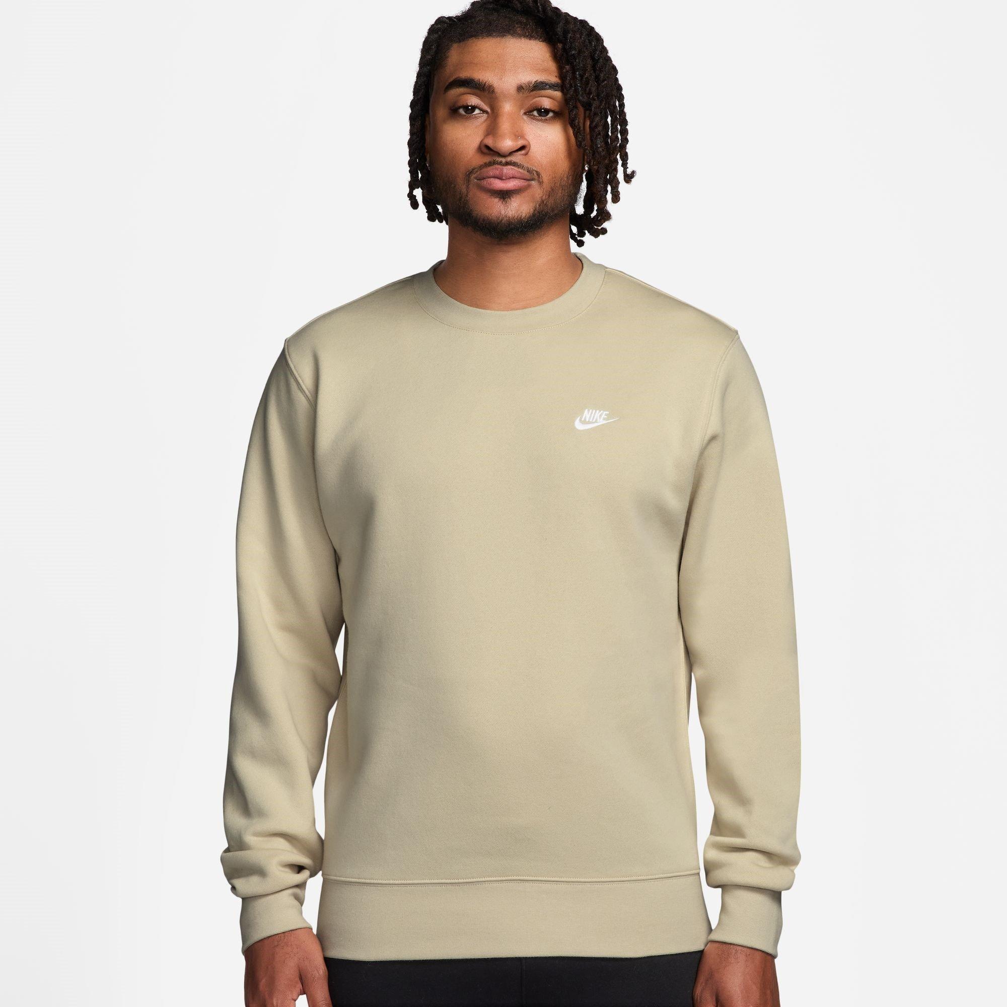 Nike Men's Sportswear Club Crew - Lt Khaki - M