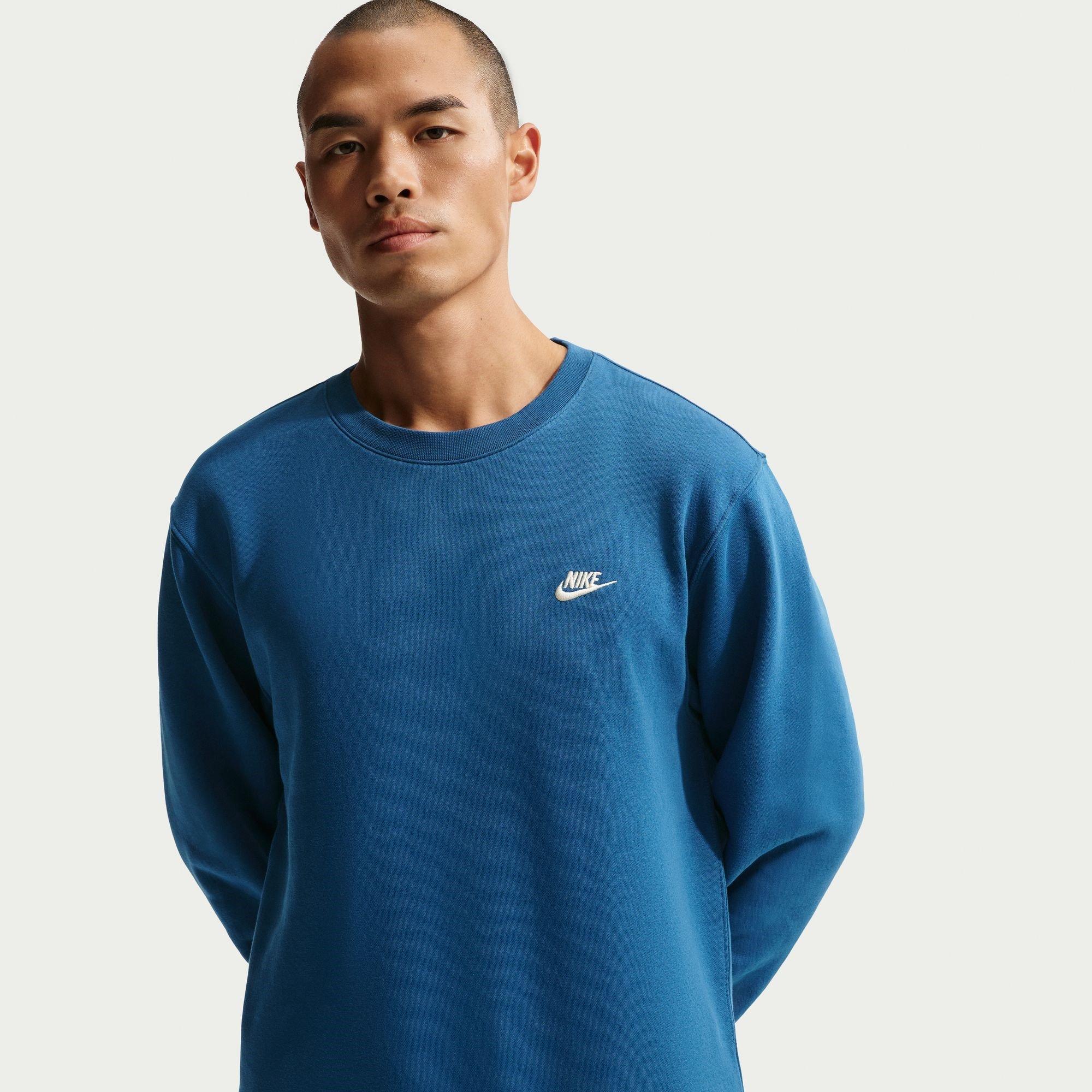 Nike Men's Sportswear Club Crew - Court Blue - L