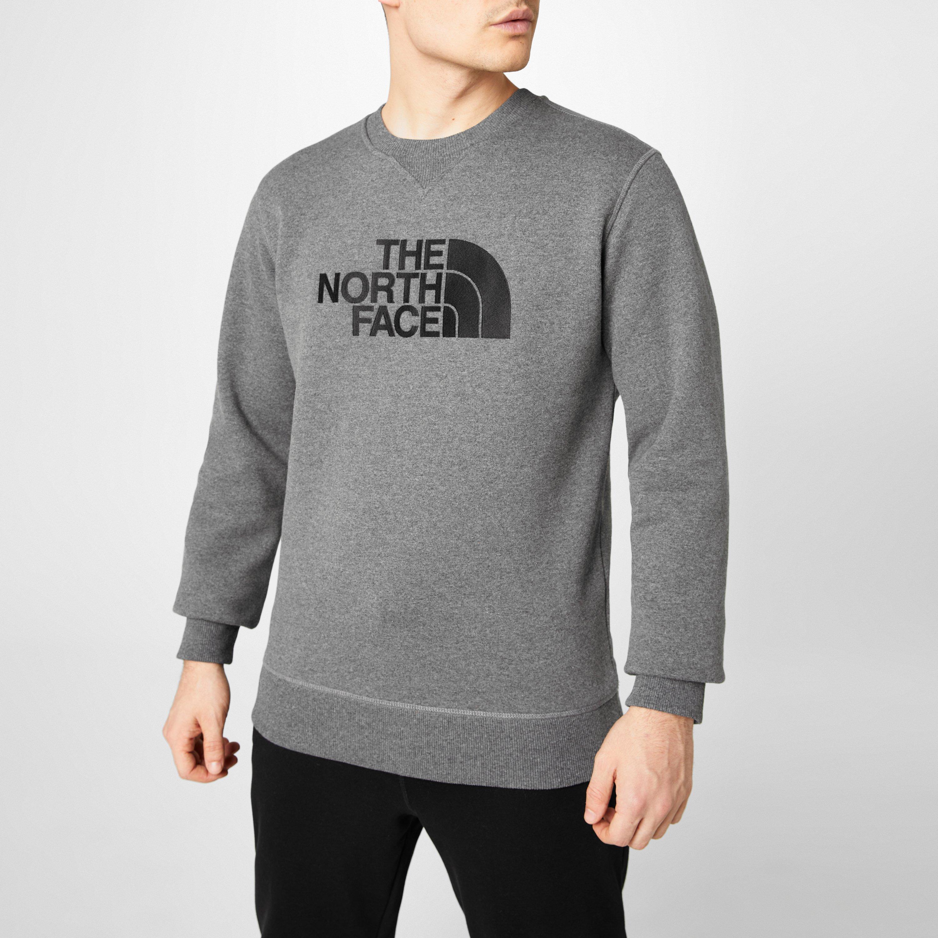 GVD Grey - The North Face - Mens Drew Peak Crew-neck Sweater - 4