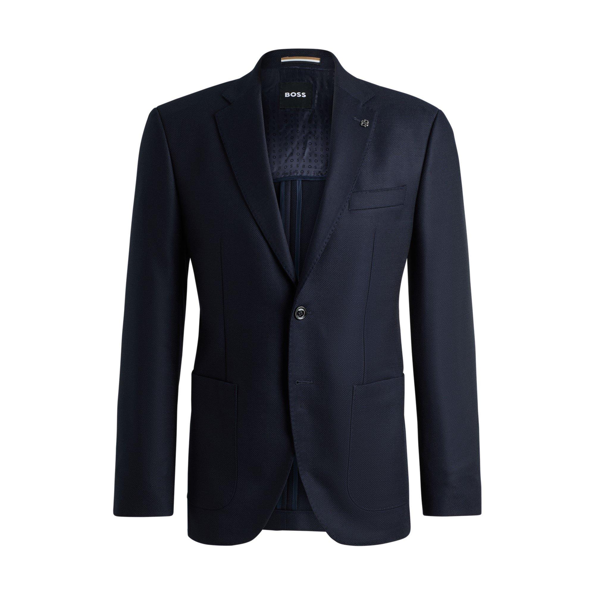 Dark Blue 404 - Boss - Men's Suit Jacket