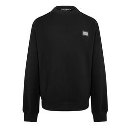 Dolce and Gabbana Logo Tag Crew Sweater