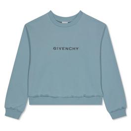 GIVENCHY Embroidered 4g Logo Crew Sweater Juniors