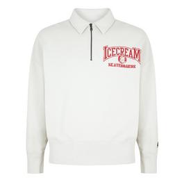 ICECREAM IC half Zip Swt Sn34