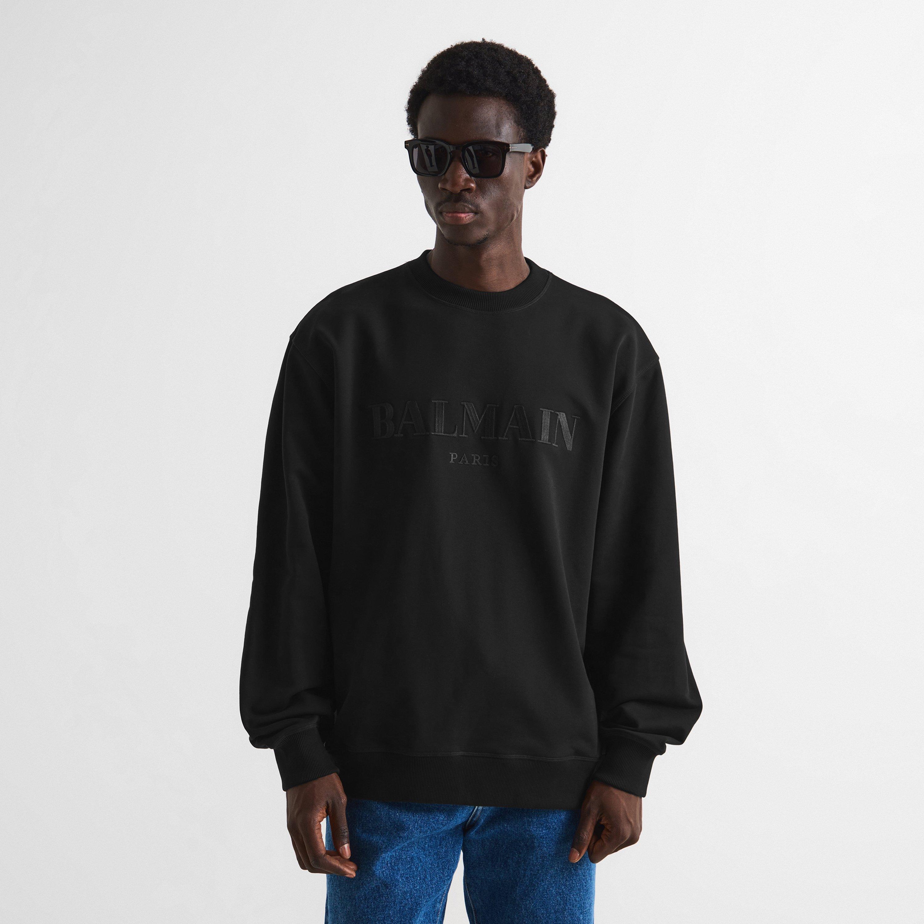 Black/Black - Balmain - Balmain LG Sweat Sn64 - 3