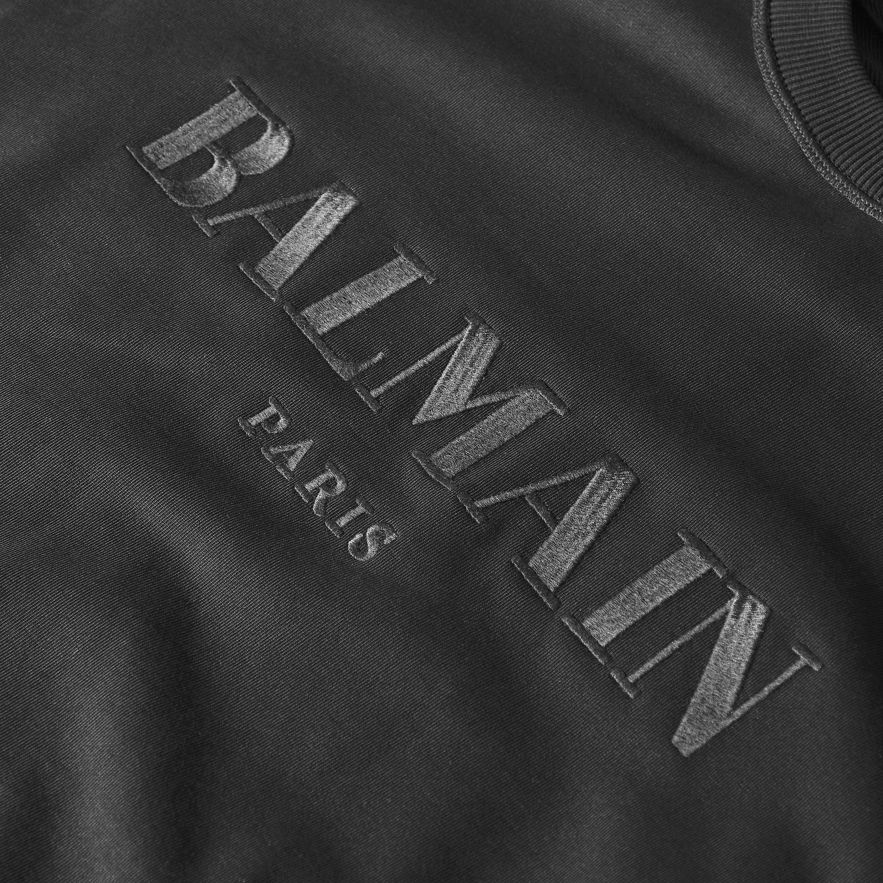 Black/Black - Balmain - Balmain LG Sweat Sn64 - 3