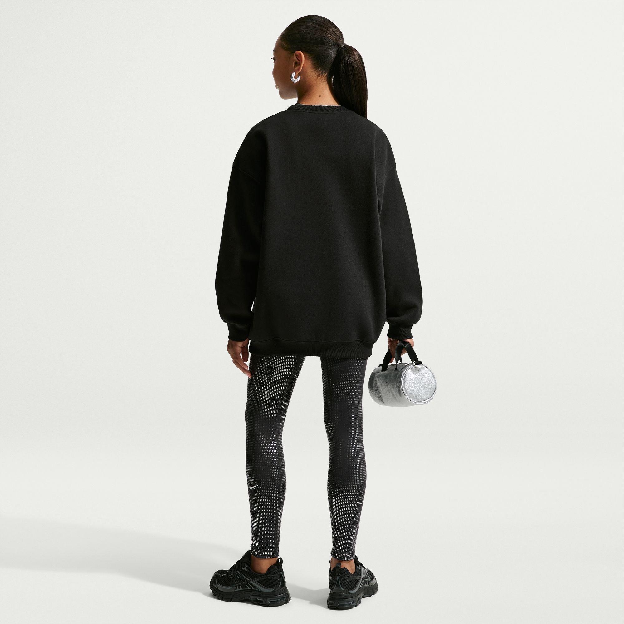 Black - Nike - Nike Studio Flc Crw Jn64 - 5