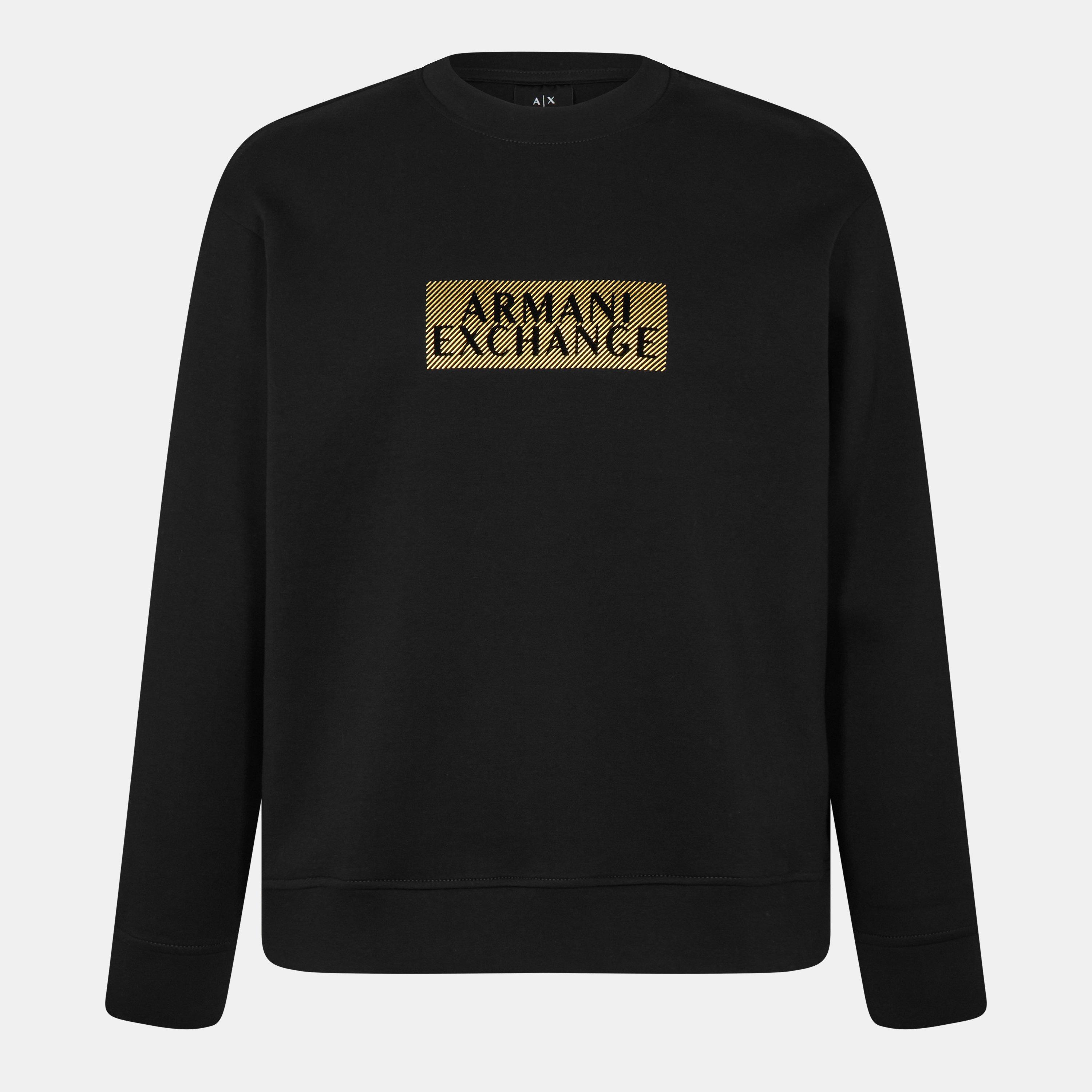 Armani Exchange Bicolor Cotton Sweatshirt - IT54 | XXL - Image 4