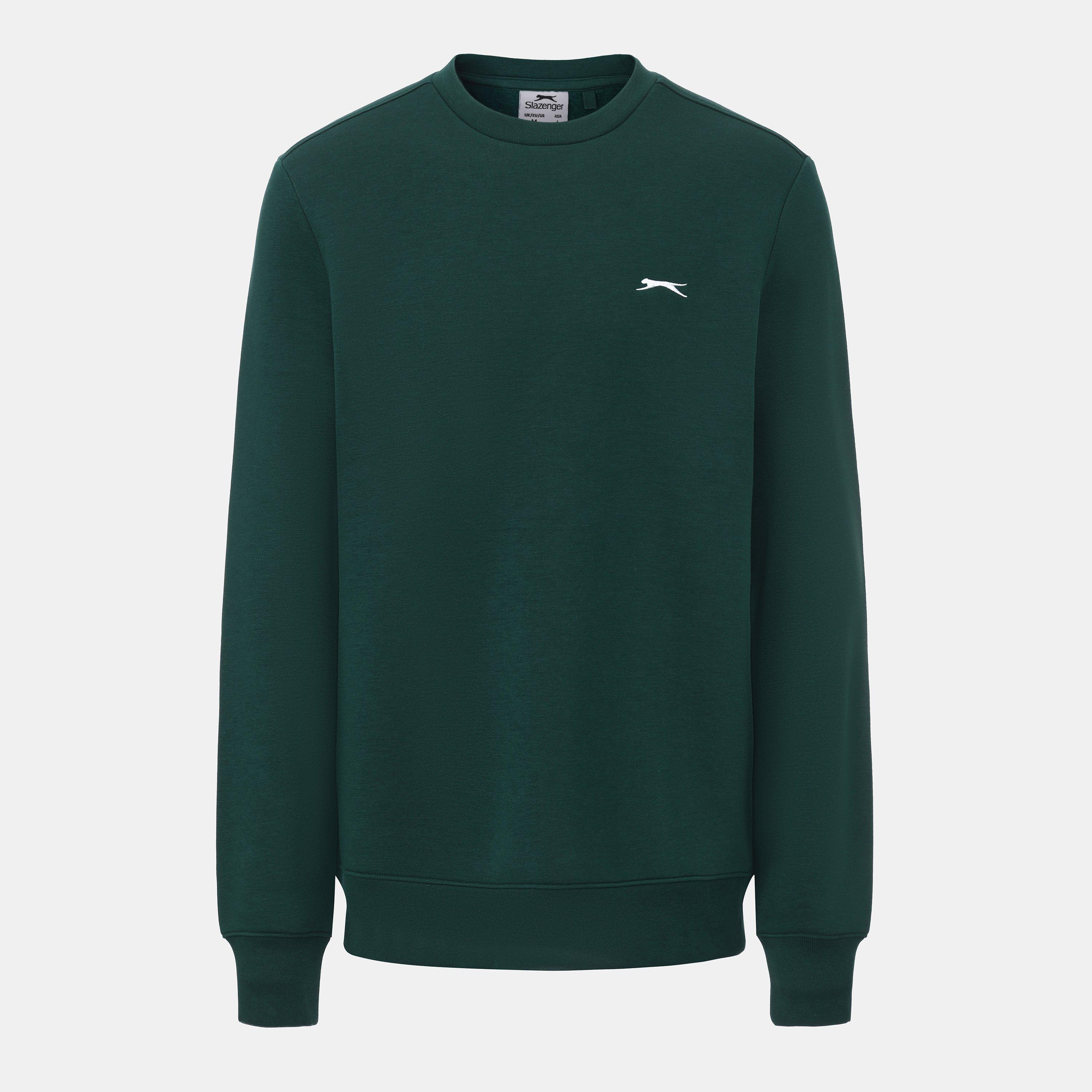 Slazenger Fleece Crew Sweater Mens
