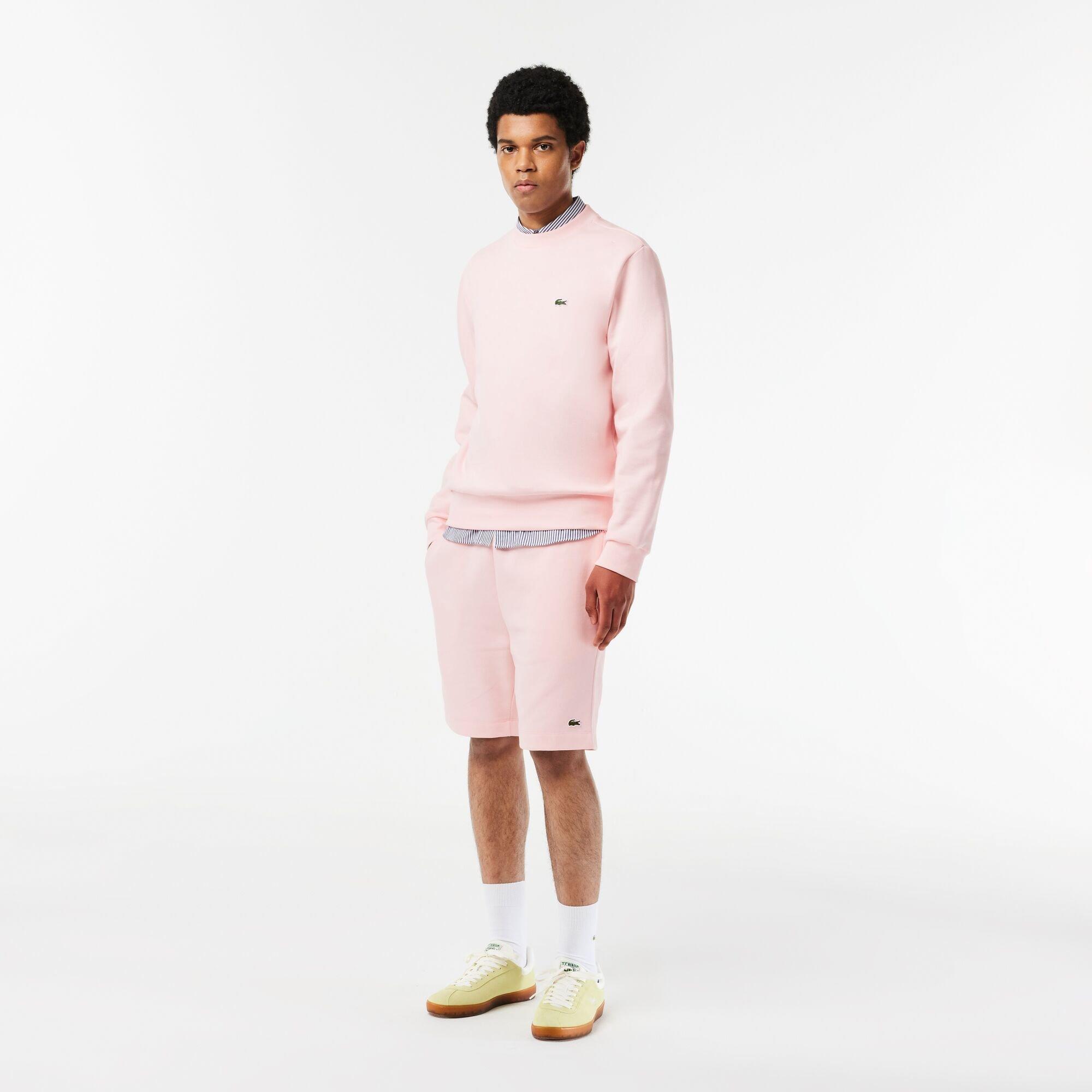 Flamingo - Lacoste - Men's Fleece Cotton Crew Sweatshirt - 6
