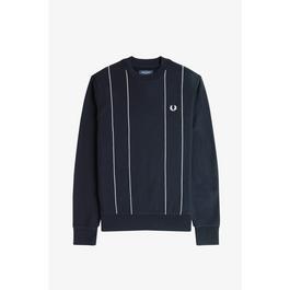 Fred Perry Pinstripe Sweatshirt