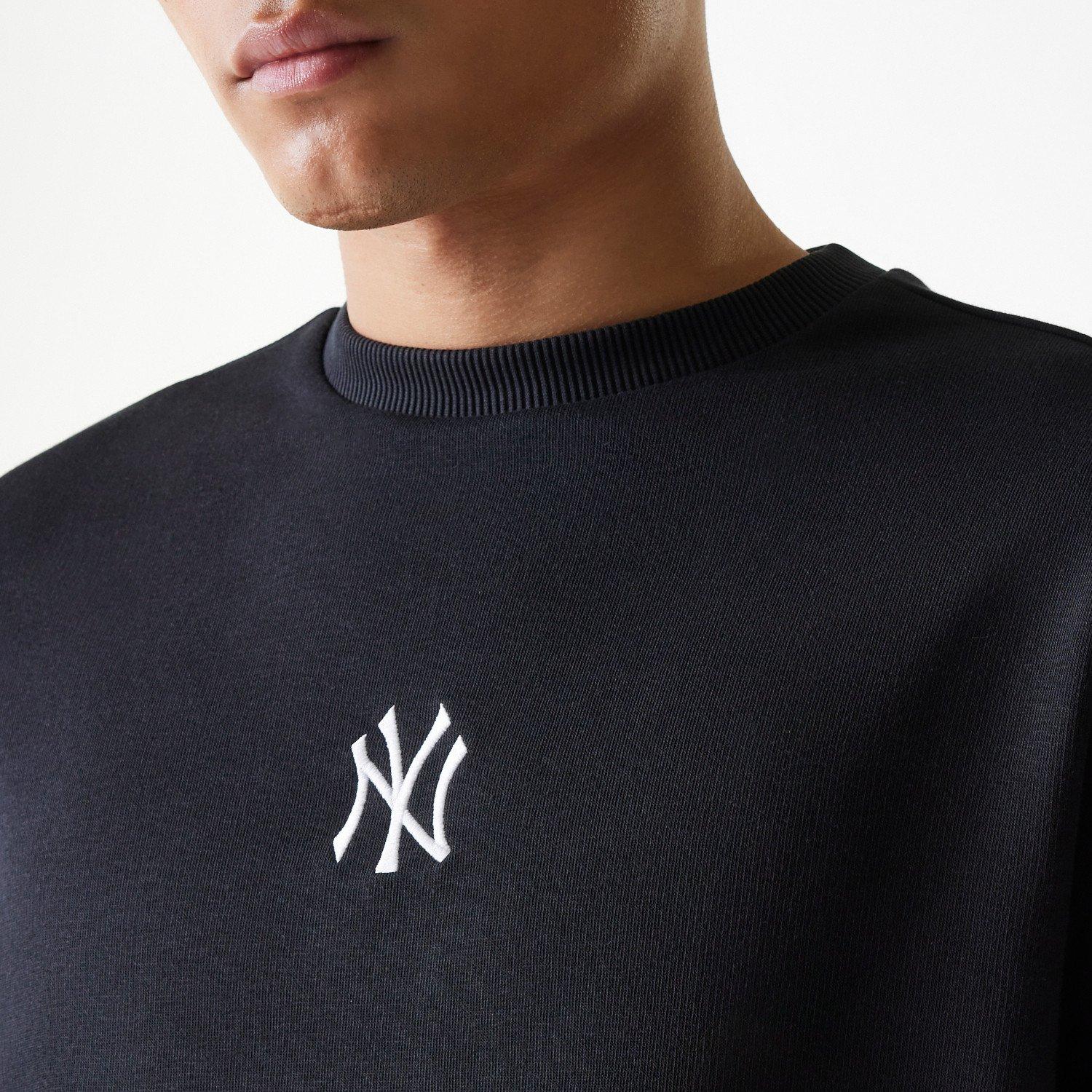 NY Black - New Era - Men's MLB Essential Oversized Crew Sweatshirt - 6