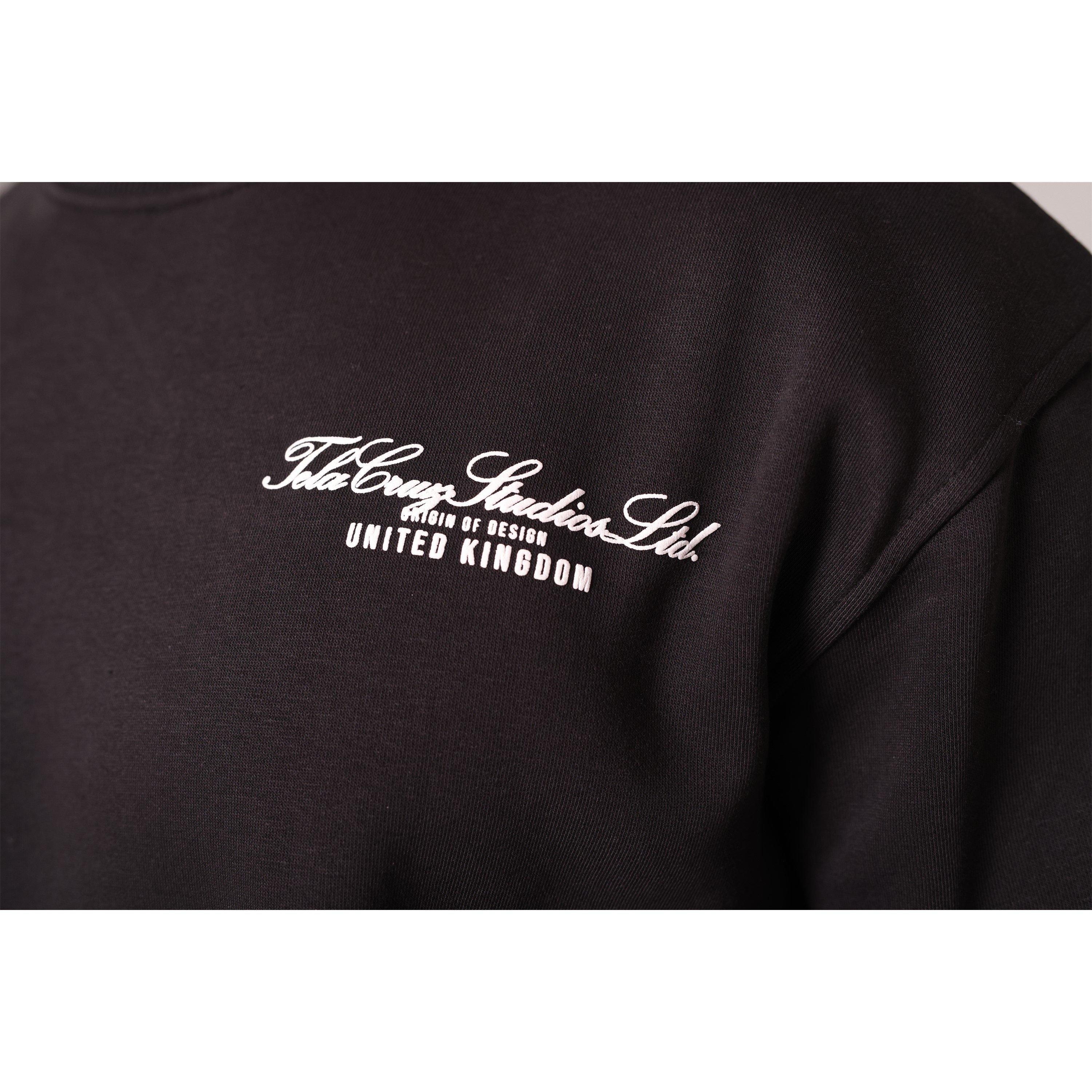 Negro - Tela Cruz - Men's Studio Crew Sweatshirt - 10
