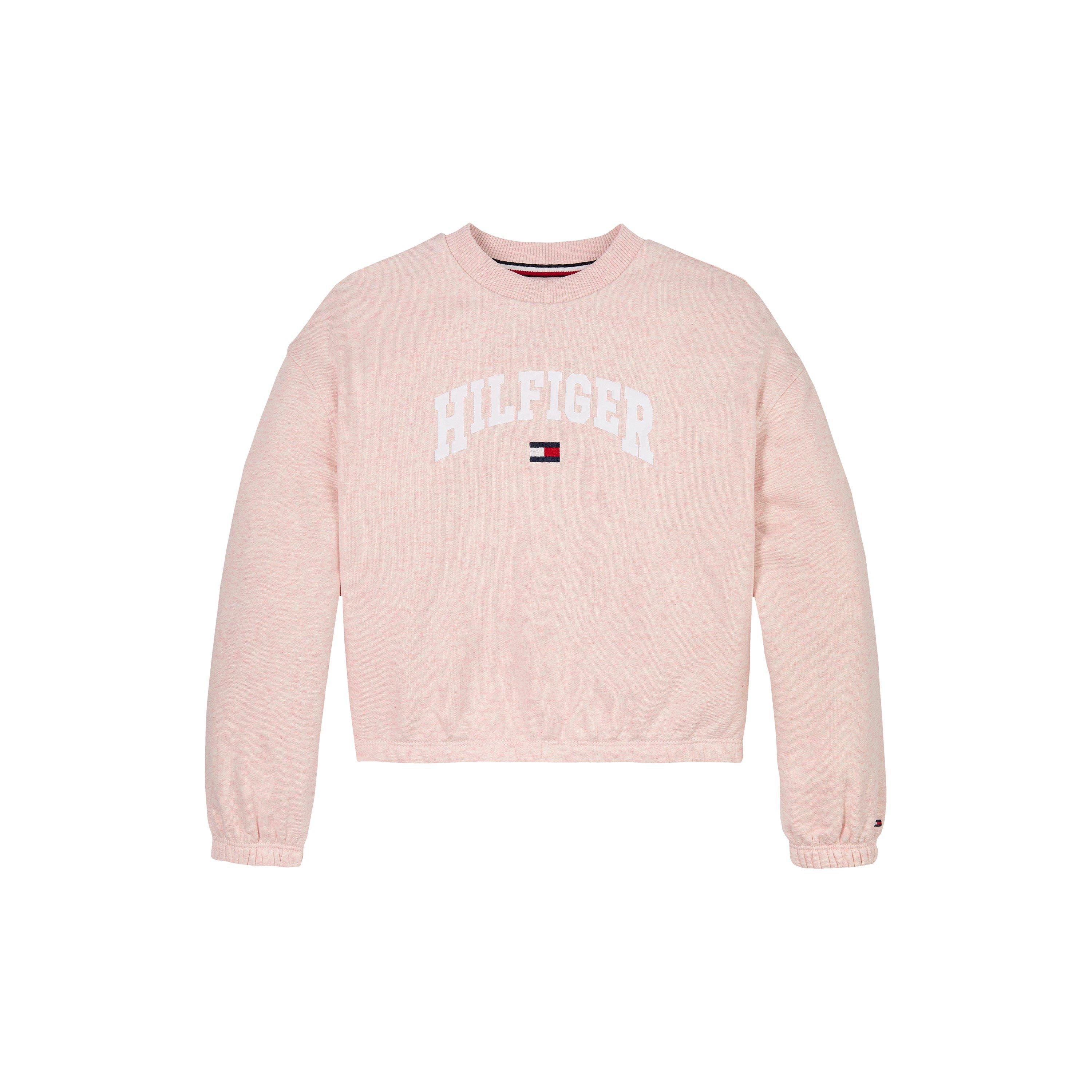 Crl Ice Hthr - Tommy Hilfiger - Kids' Varsity Crew Sweatshirt - 1