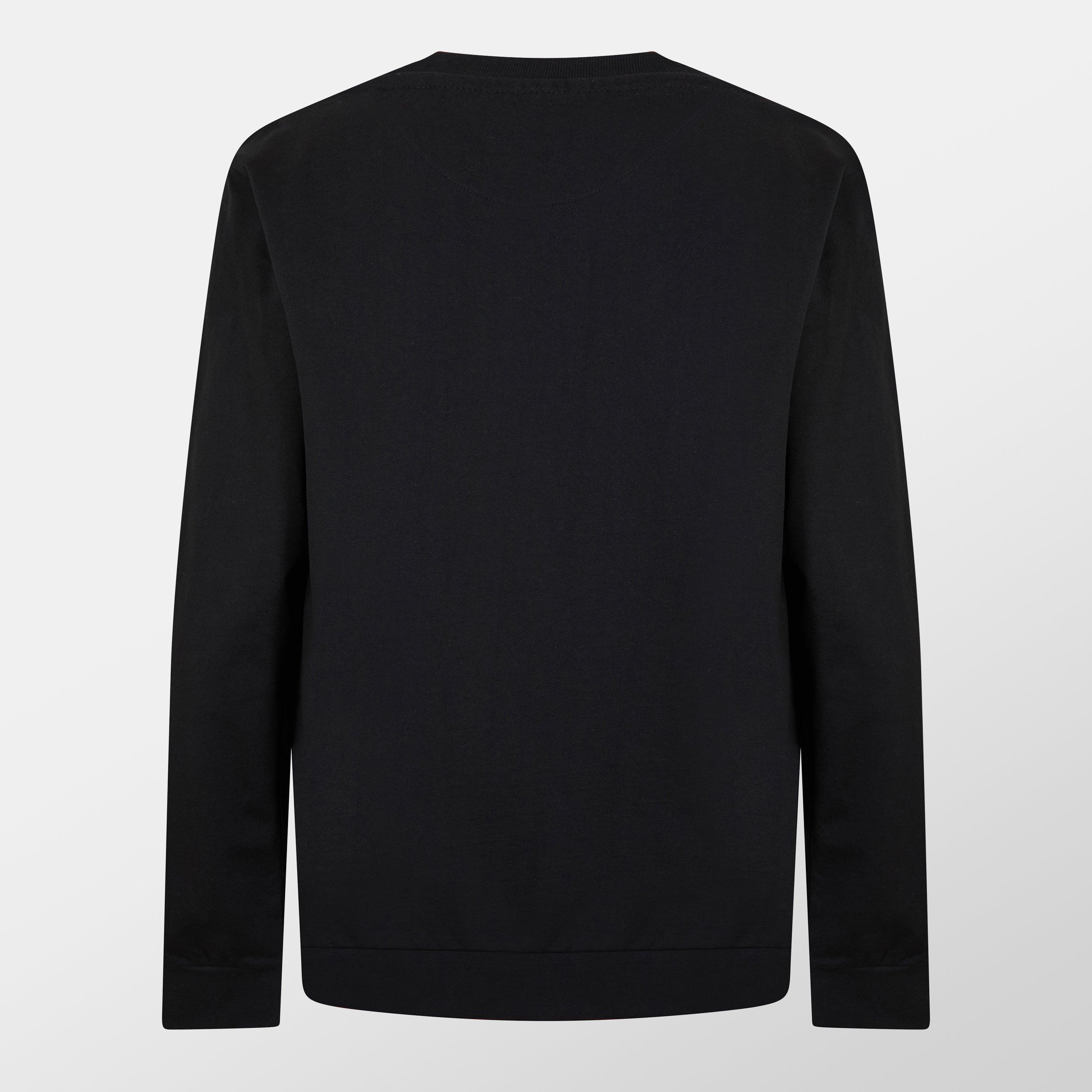Black - Aquascutum - Men's AquAct Tape Sweatshirt - 2