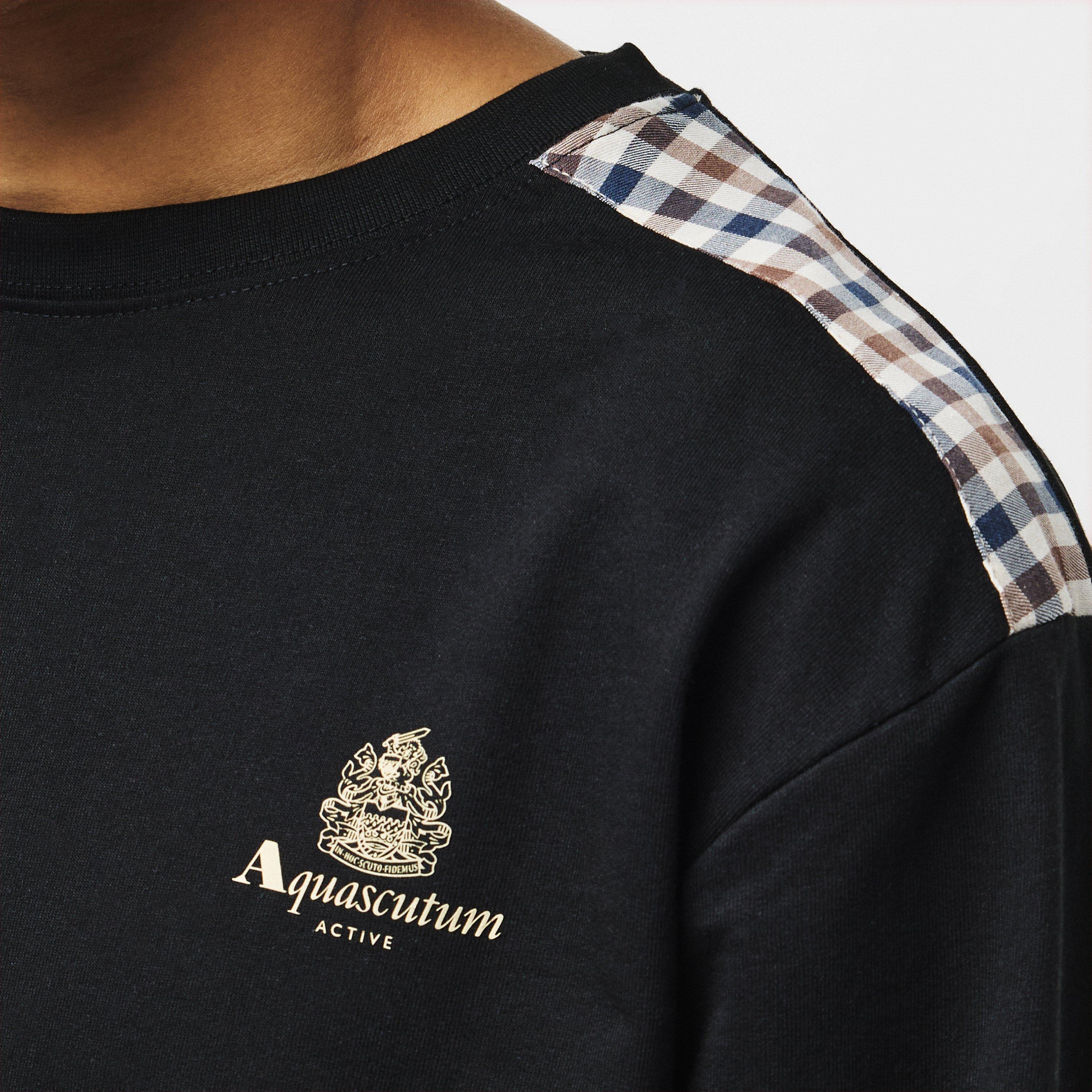 Black - Aquascutum - Men's AquAct Tape Sweatshirt - 5