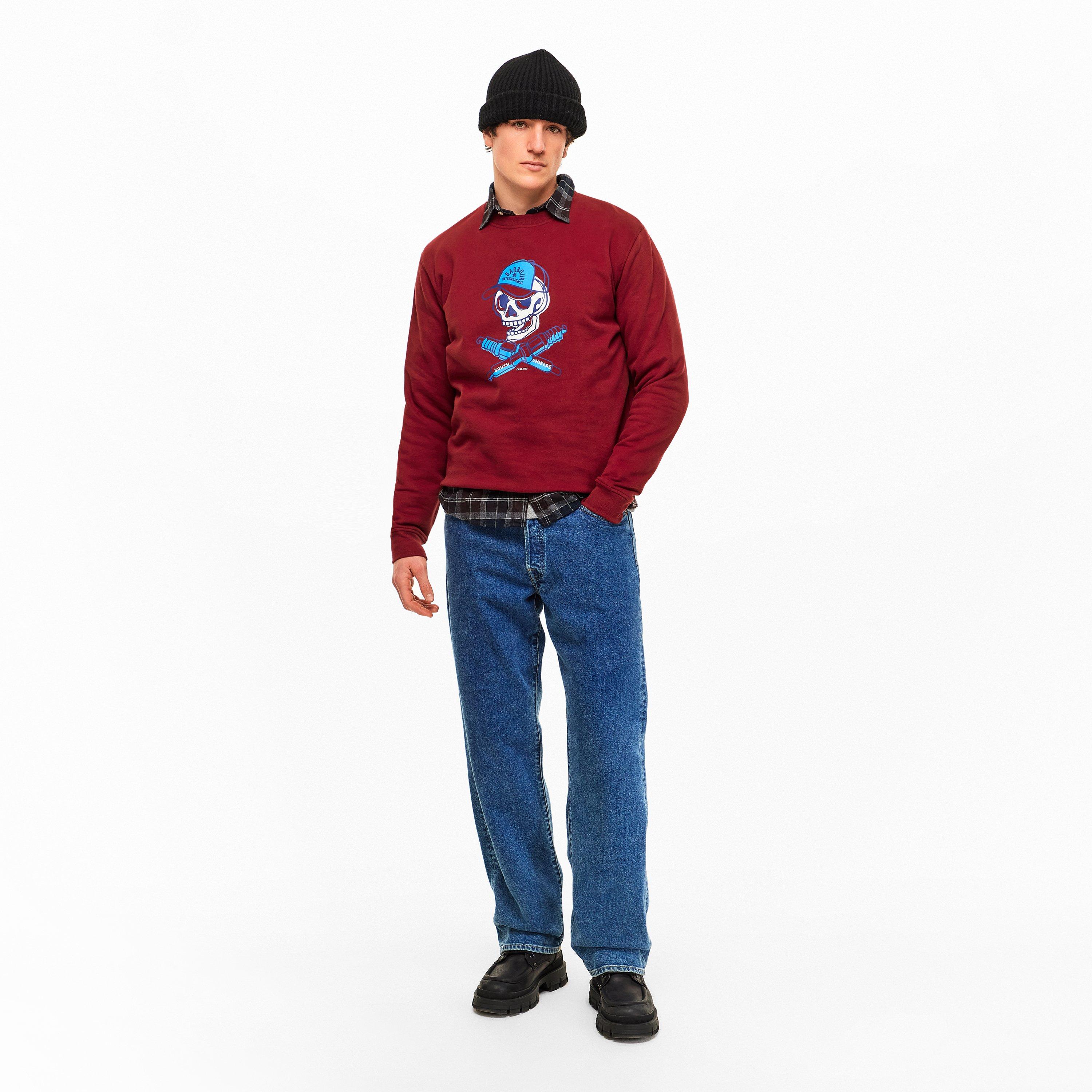 Barbour Men's B.Intl Morgan Crew Sweatshirt | FRASERS