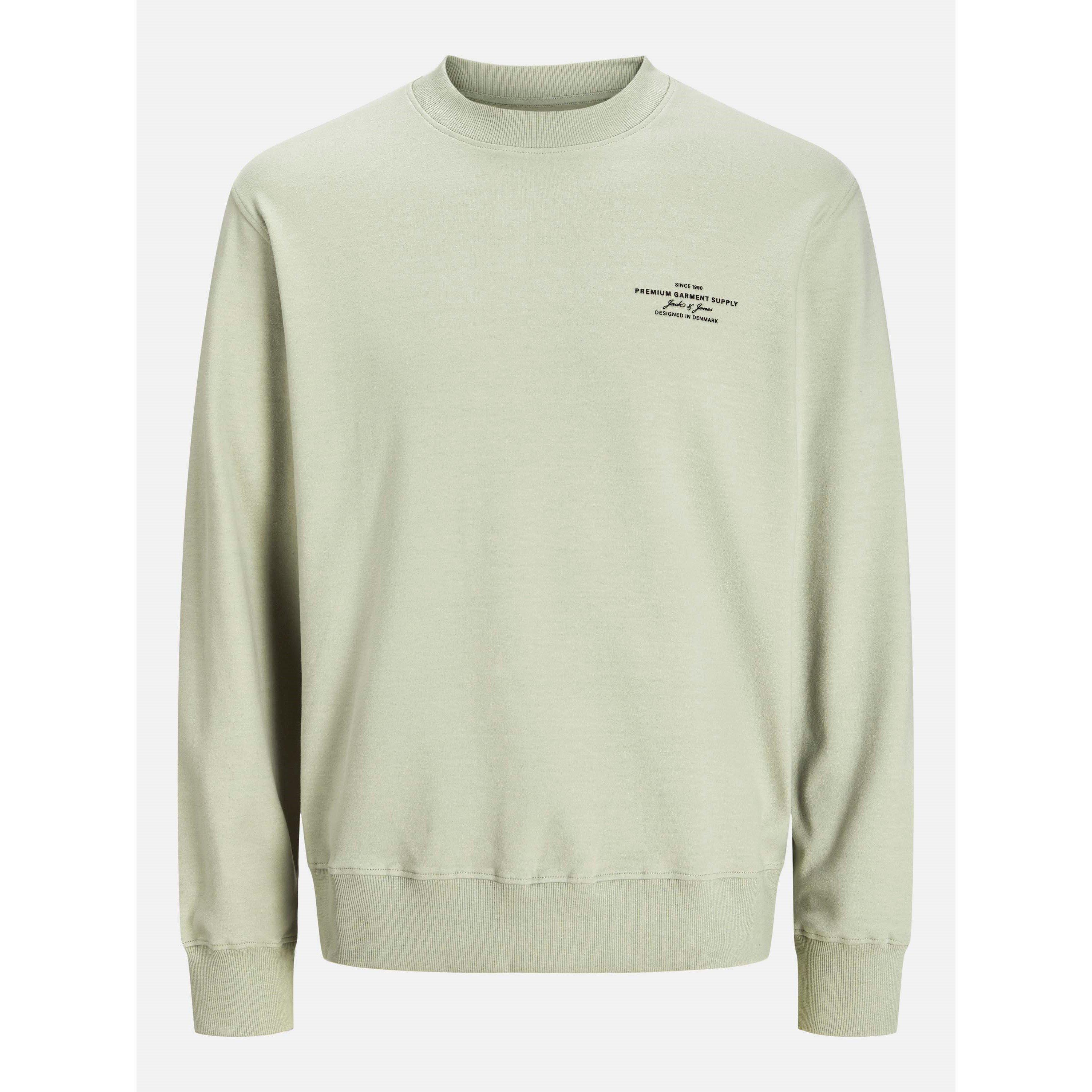 Jack And Jones Men's Crew Neck Sweatshirt - Aqua Gray - M