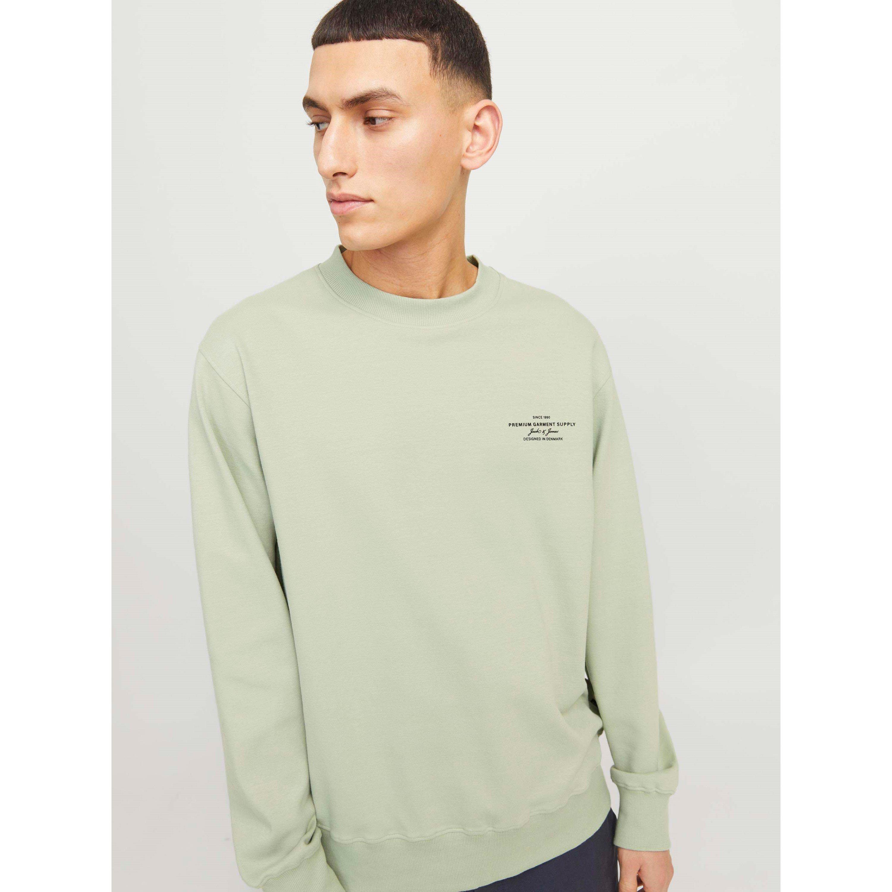 Aqua Gray - Jack and Jones - Jack Crw Neck Sweat Sn99 - 6