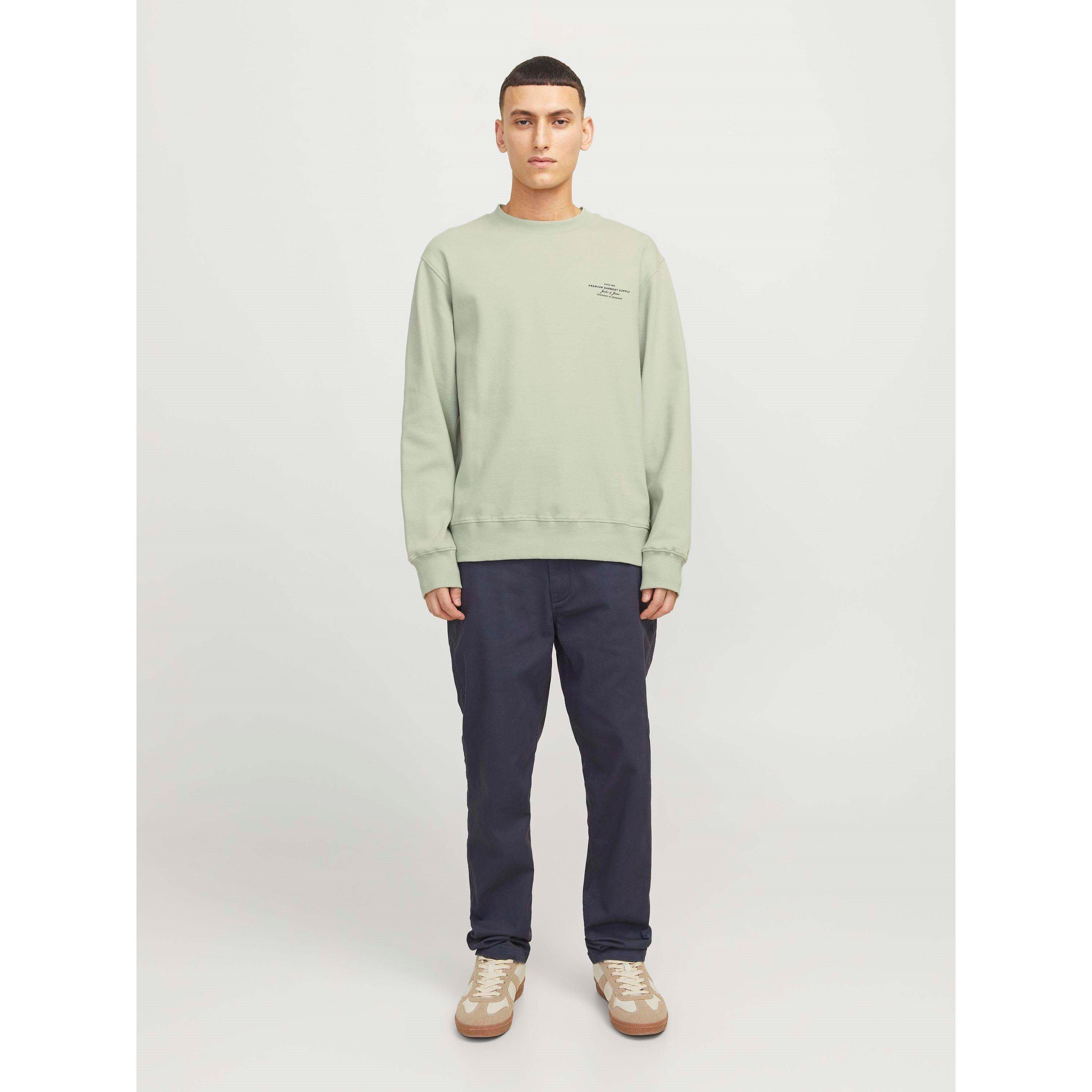 Aqua Gray - Jack and Jones - Jack Crw Neck Sweat Sn99 - 7