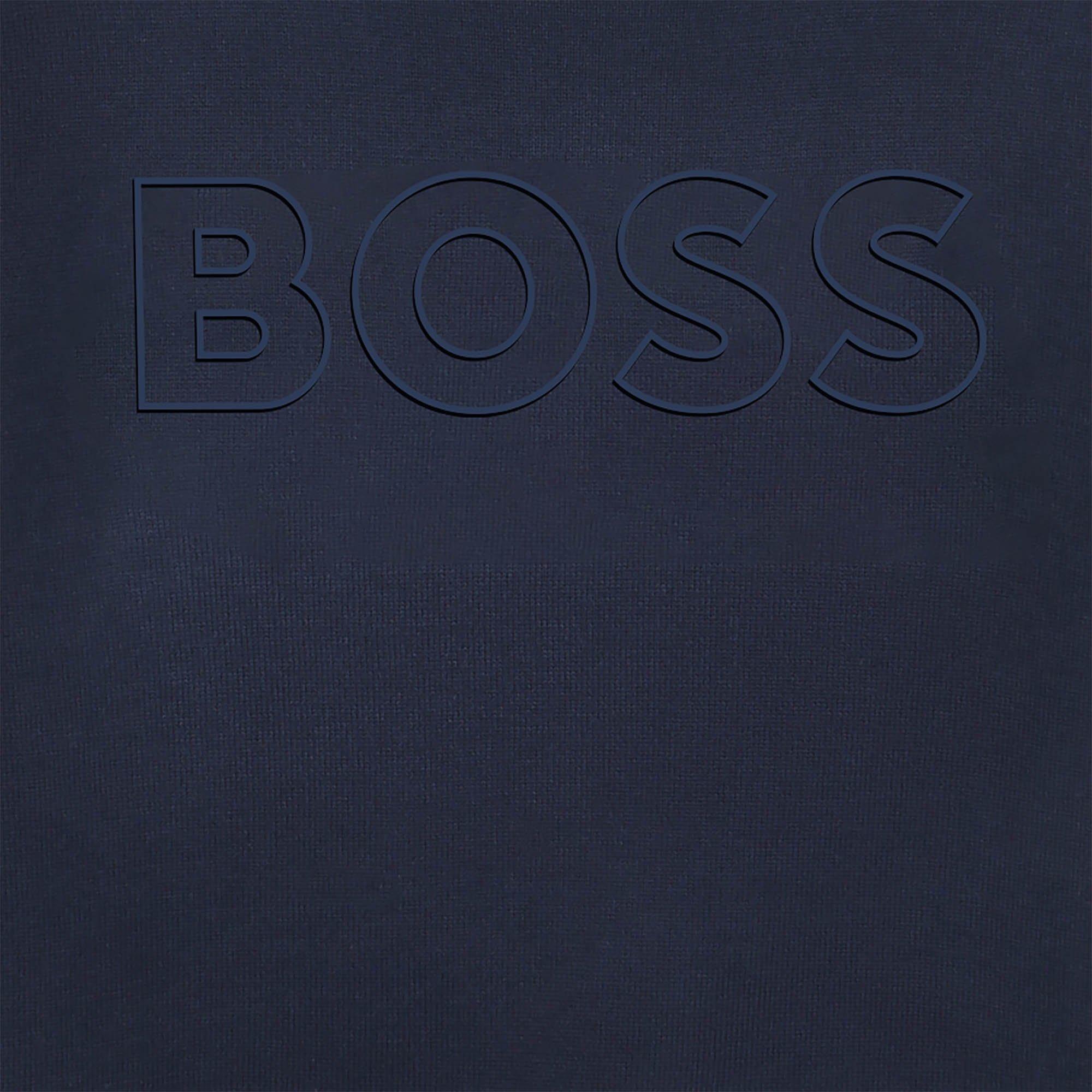 Navy Blue - Boss - Kids  Logo Sweater - 3