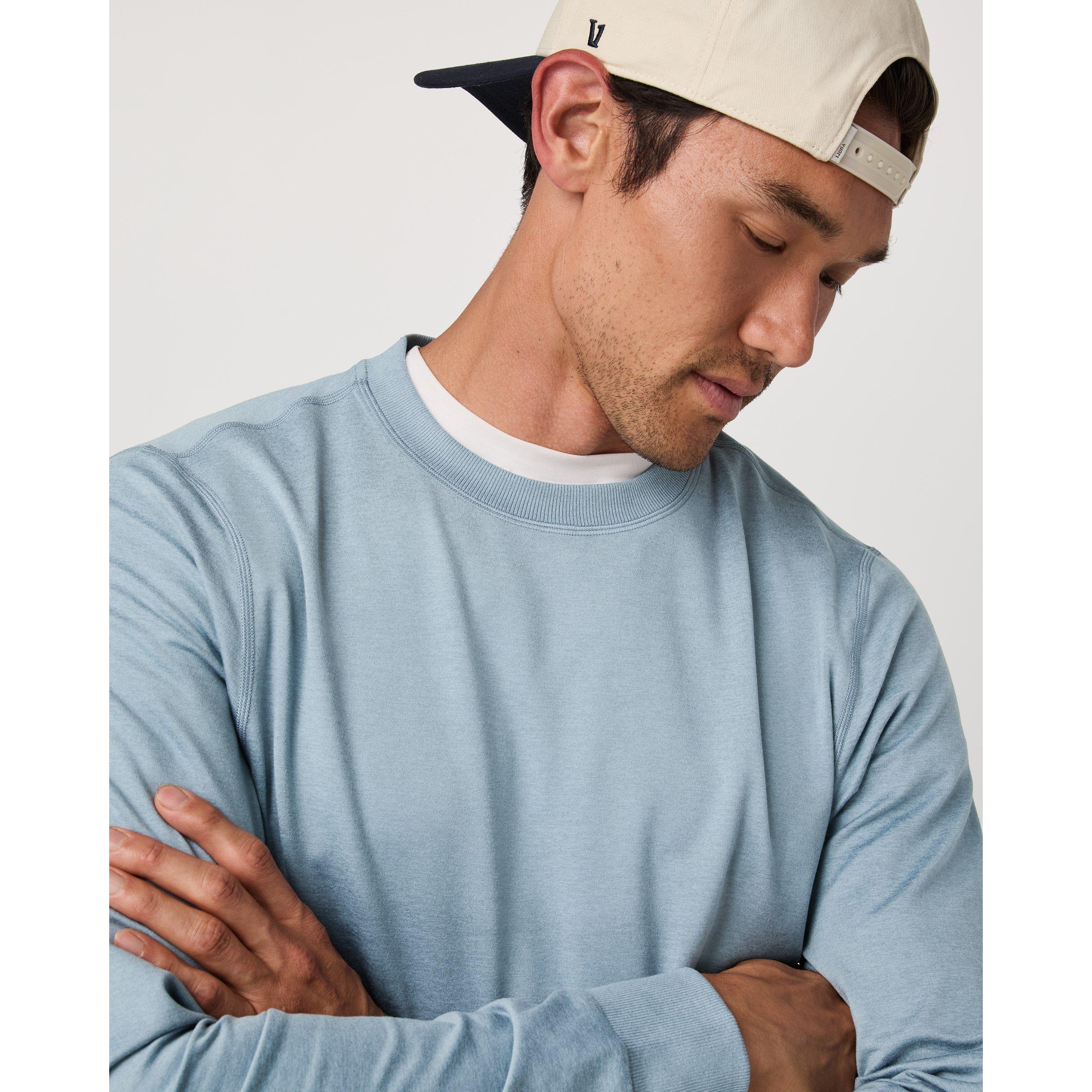 Grey - Vuori - Men's Ponto Tailored Fit Crew Sweatshirt - 2