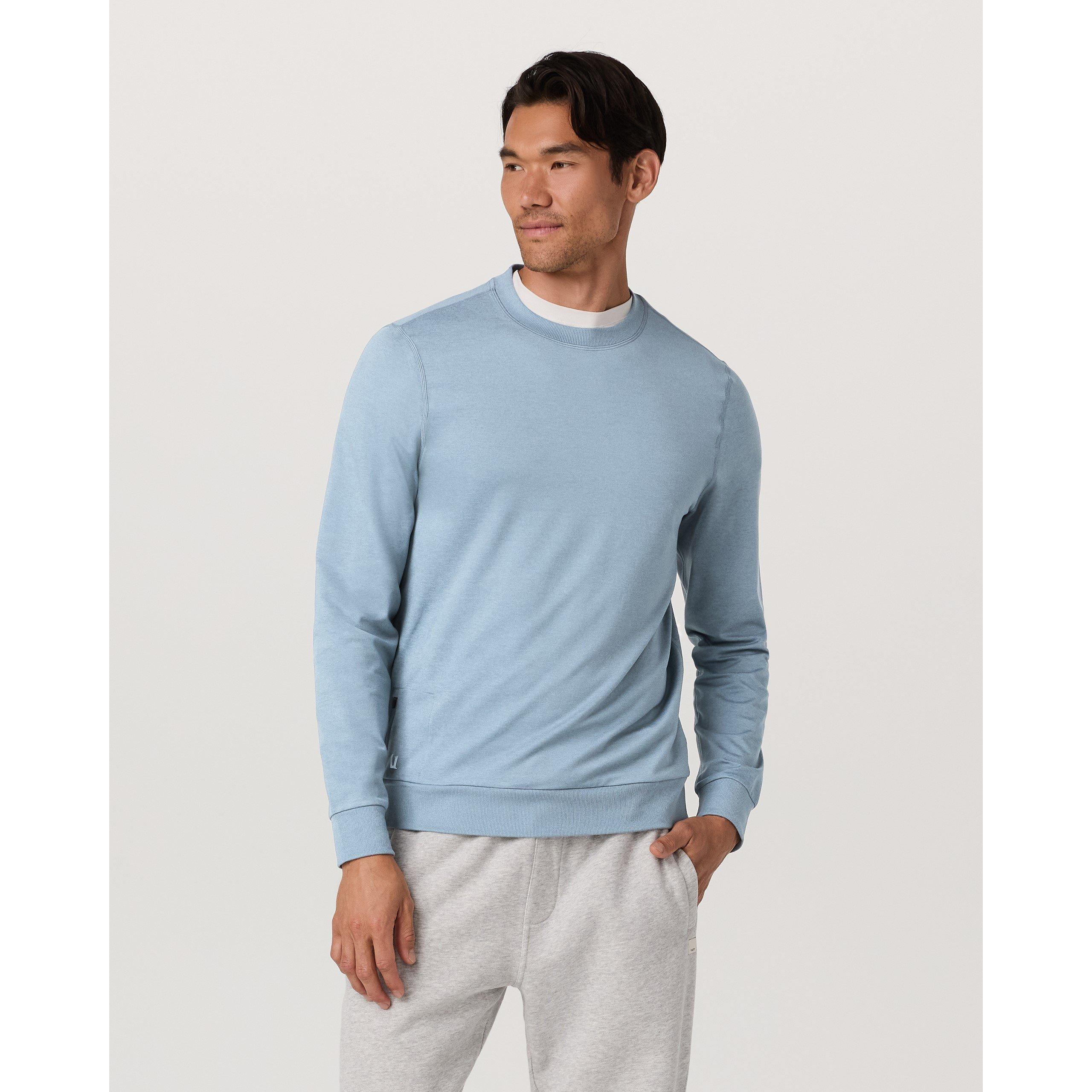 Grey - Vuori - Men's Ponto Tailored Fit Crew Sweatshirt - 4