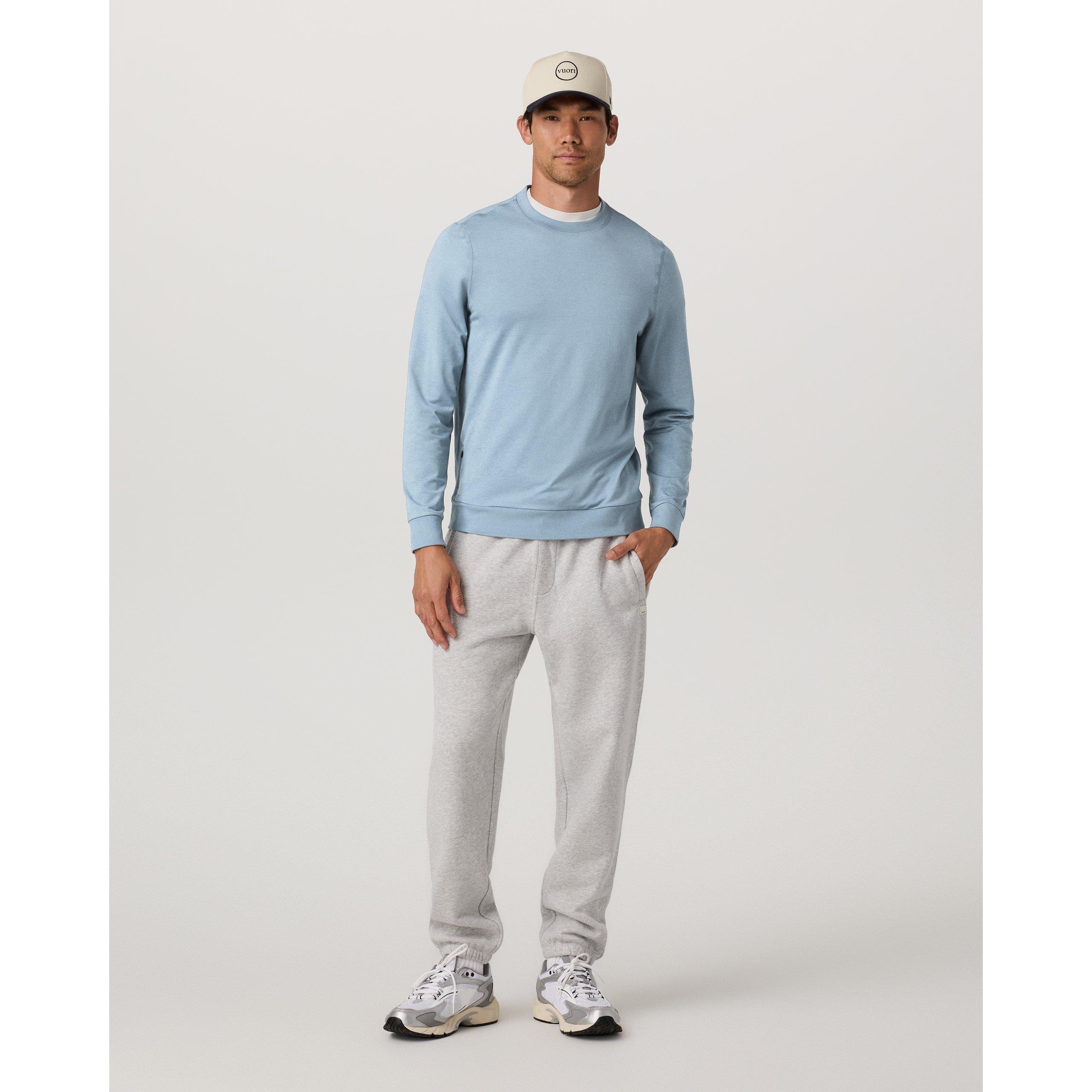 Grey - Vuori - Men's Ponto Tailored Fit Crew Sweatshirt - 5