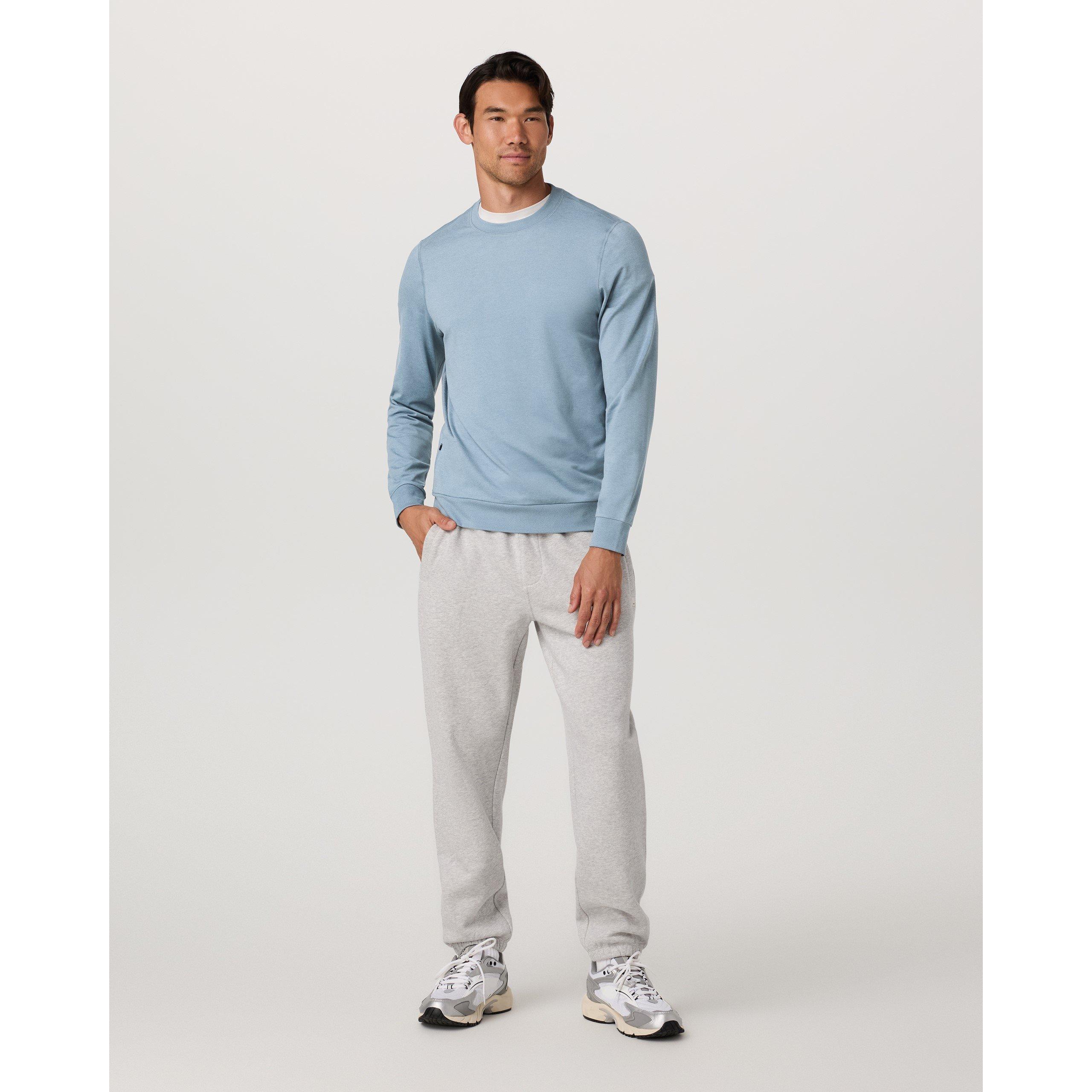 Grey - Vuori - Men's Ponto Tailored Fit Crew Sweatshirt - 6