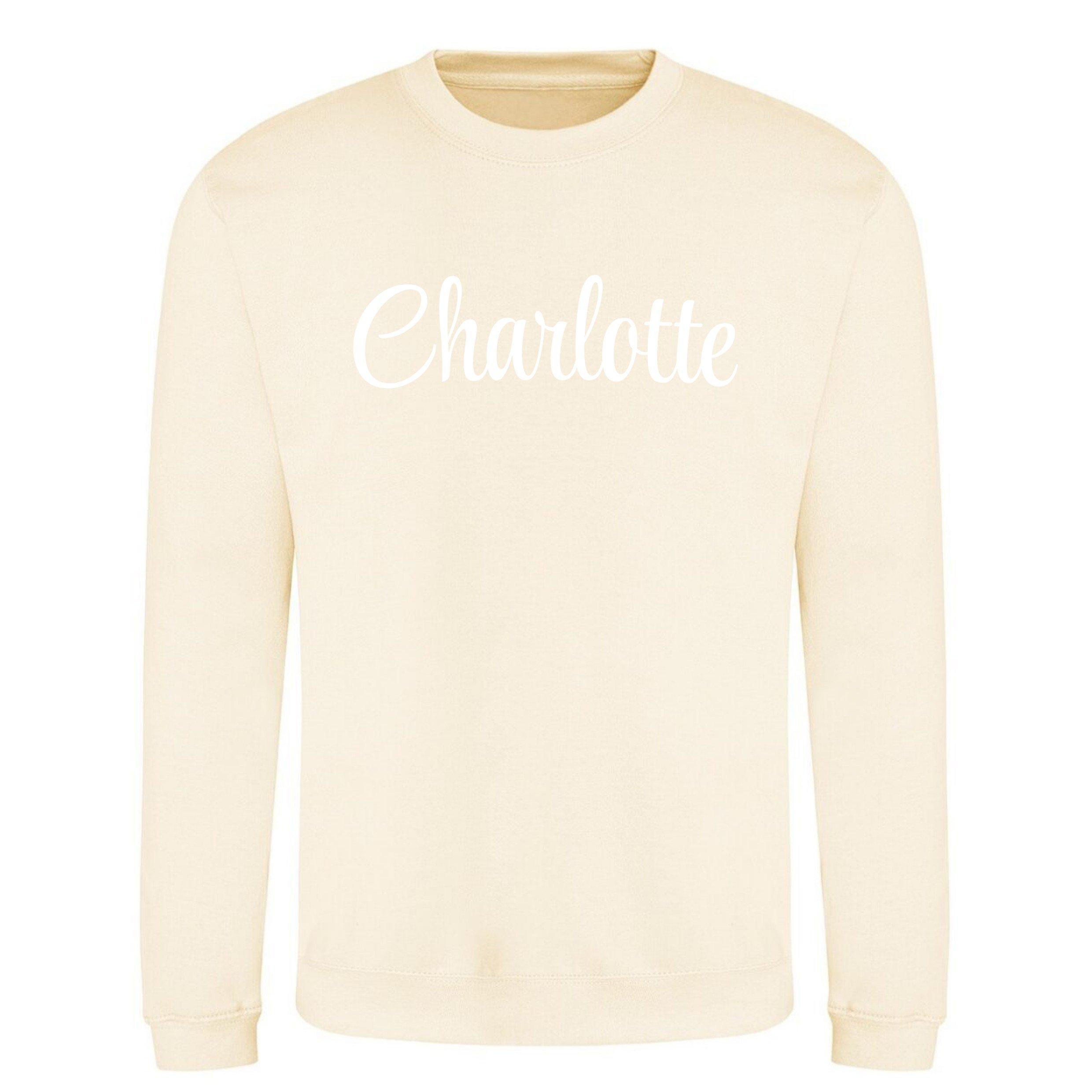 Vanilla - AWD - Unisex Adults Cotton Long Sleeve Crew Sweatshirt