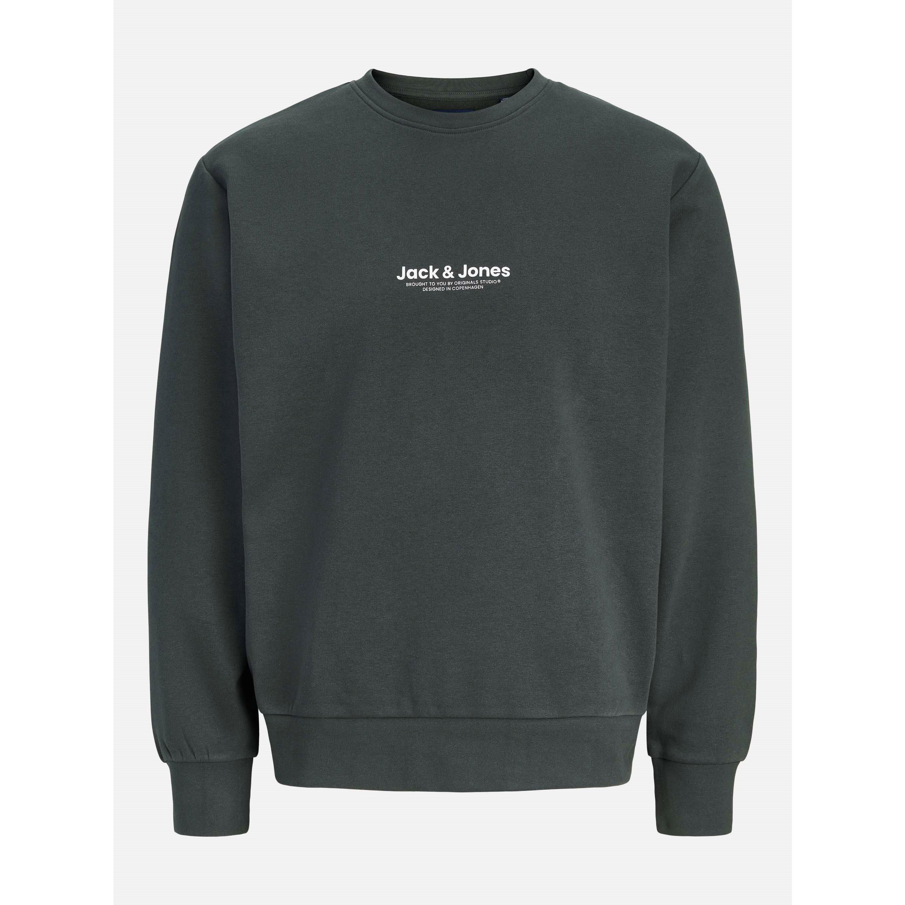 Jack And Jones Men's Crew Neck Sweatshirt - Forest River - XS