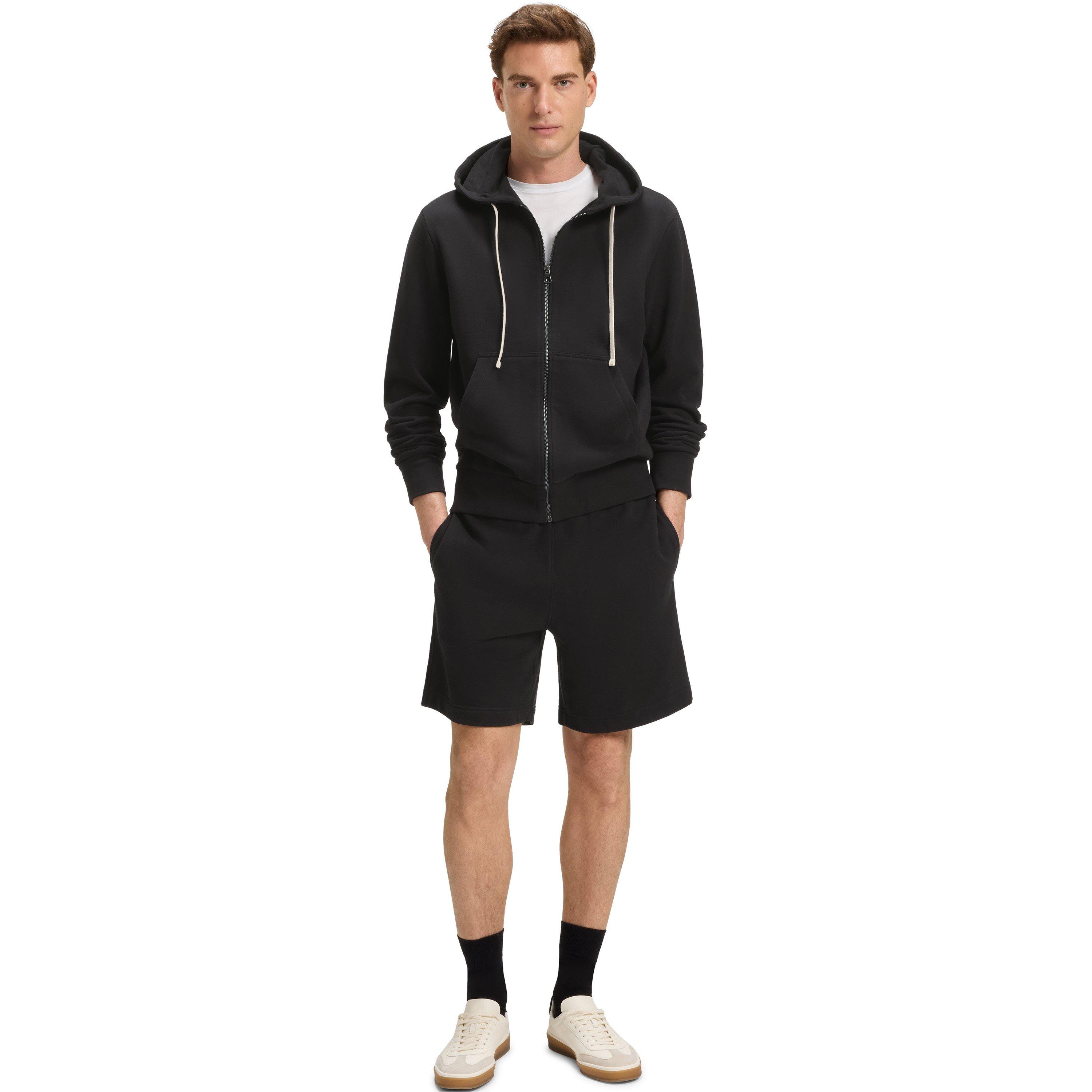 Black 001 - Boss - Men's  x Beckham Zip Hoodie, Luxurious Cotton - 5