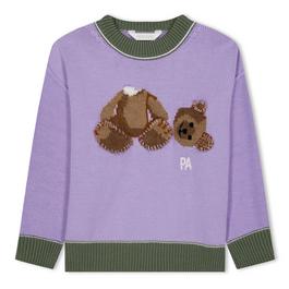 Palm Angels Knitted Bear Sweater Juniors