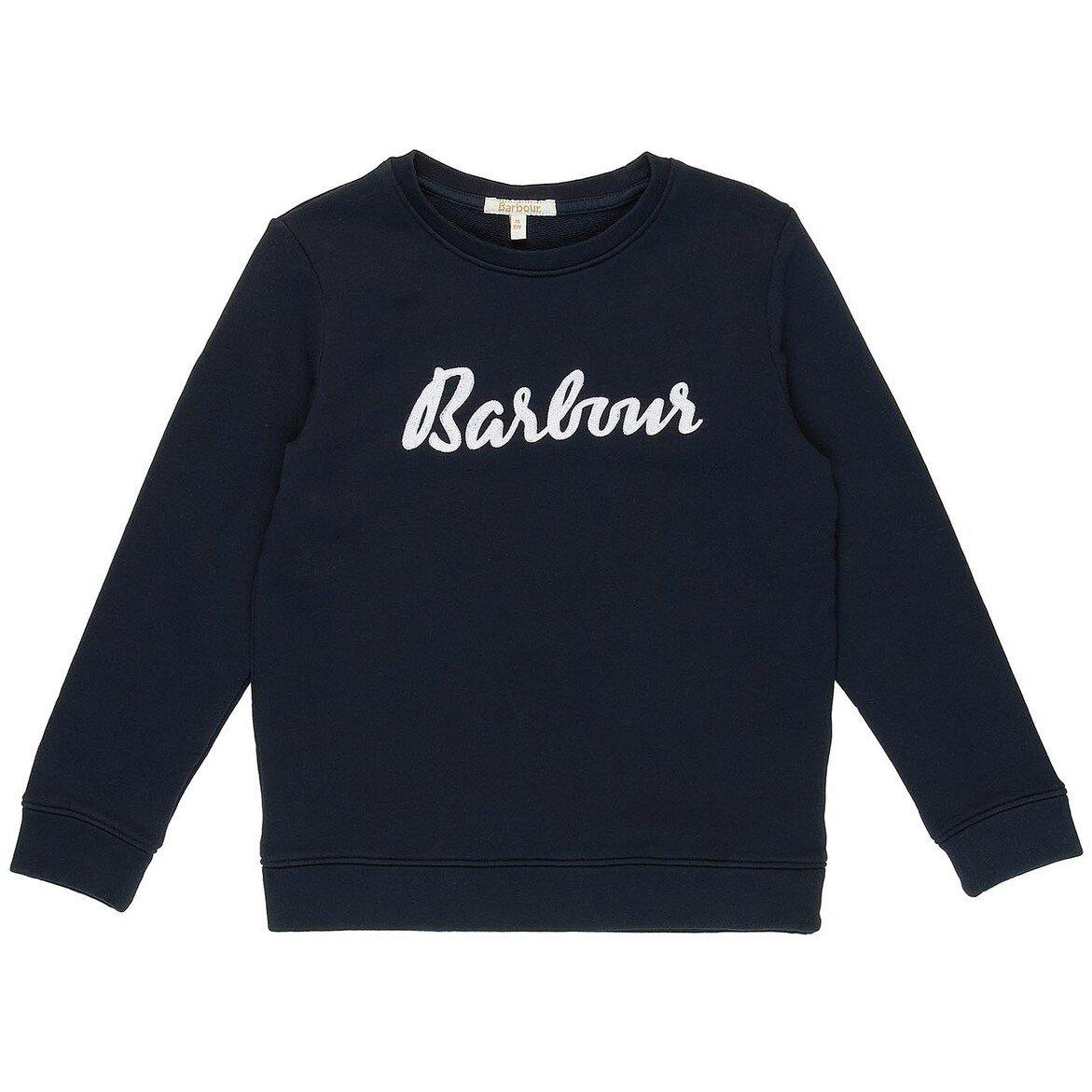 Barbour Girls Otterburn Sweatshirt - Navy Ny71 - 10-11Y/L