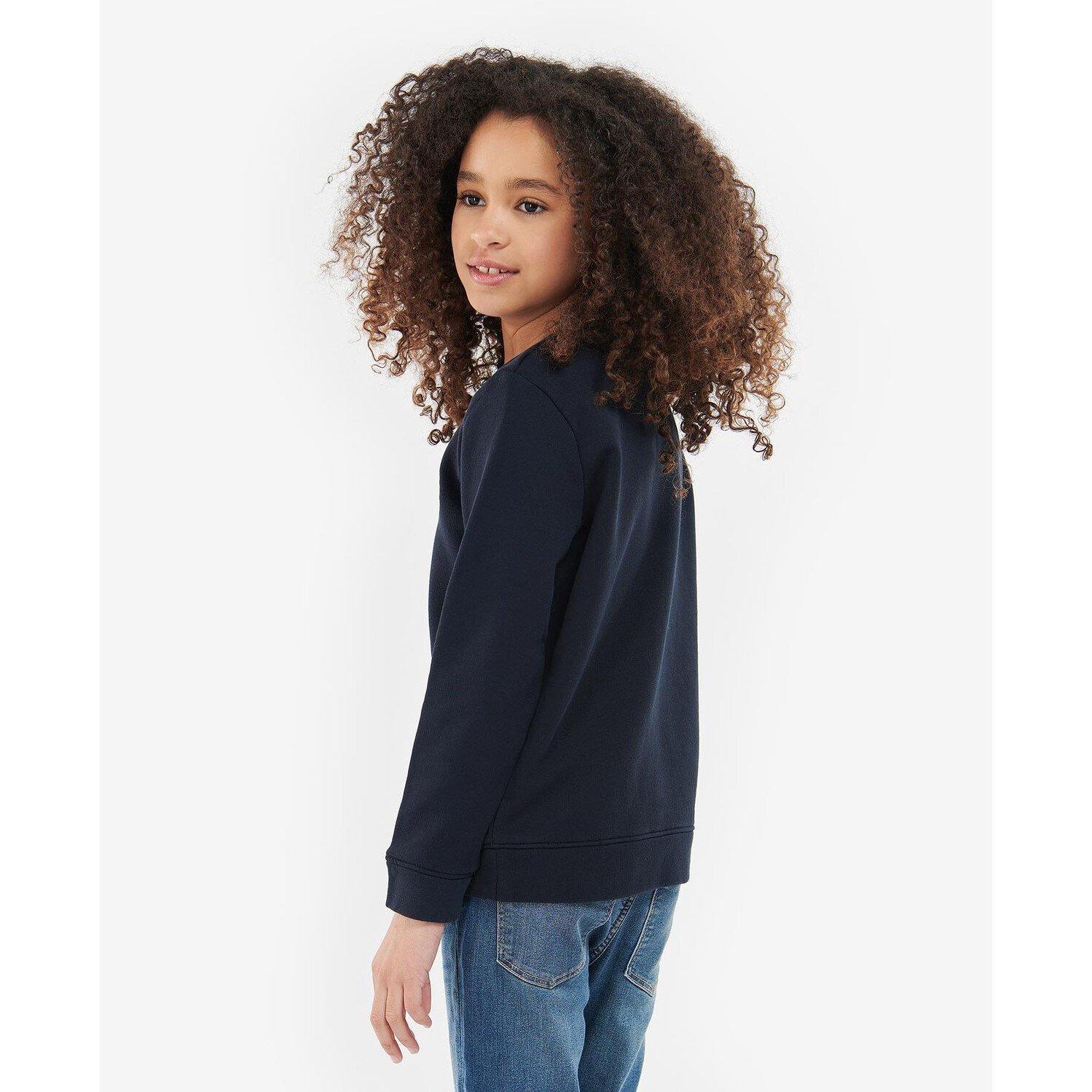 Navy NY71 - Barbour - Girls Otterburn Sweatshirt - 2