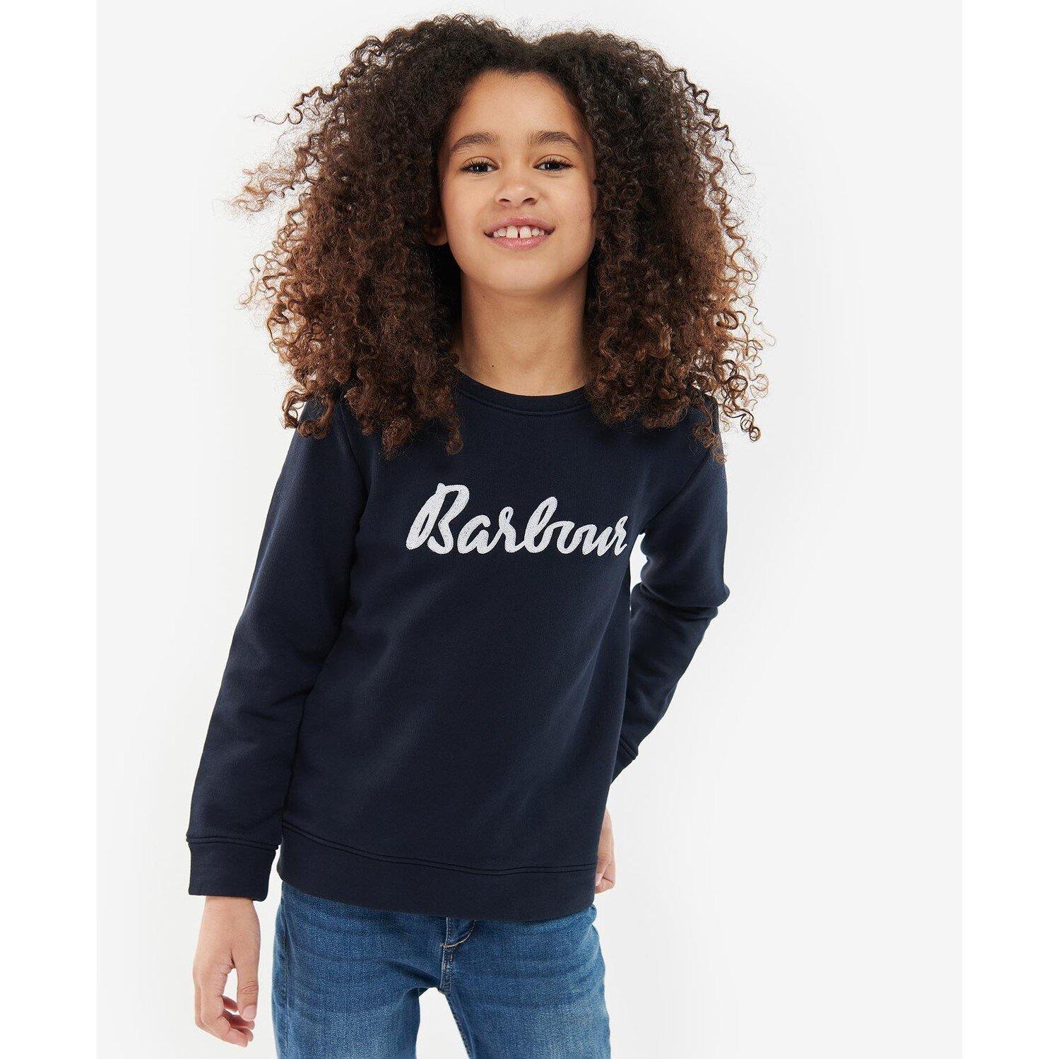 Navy NY71 - Barbour - Girls Otterburn Sweatshirt - 4