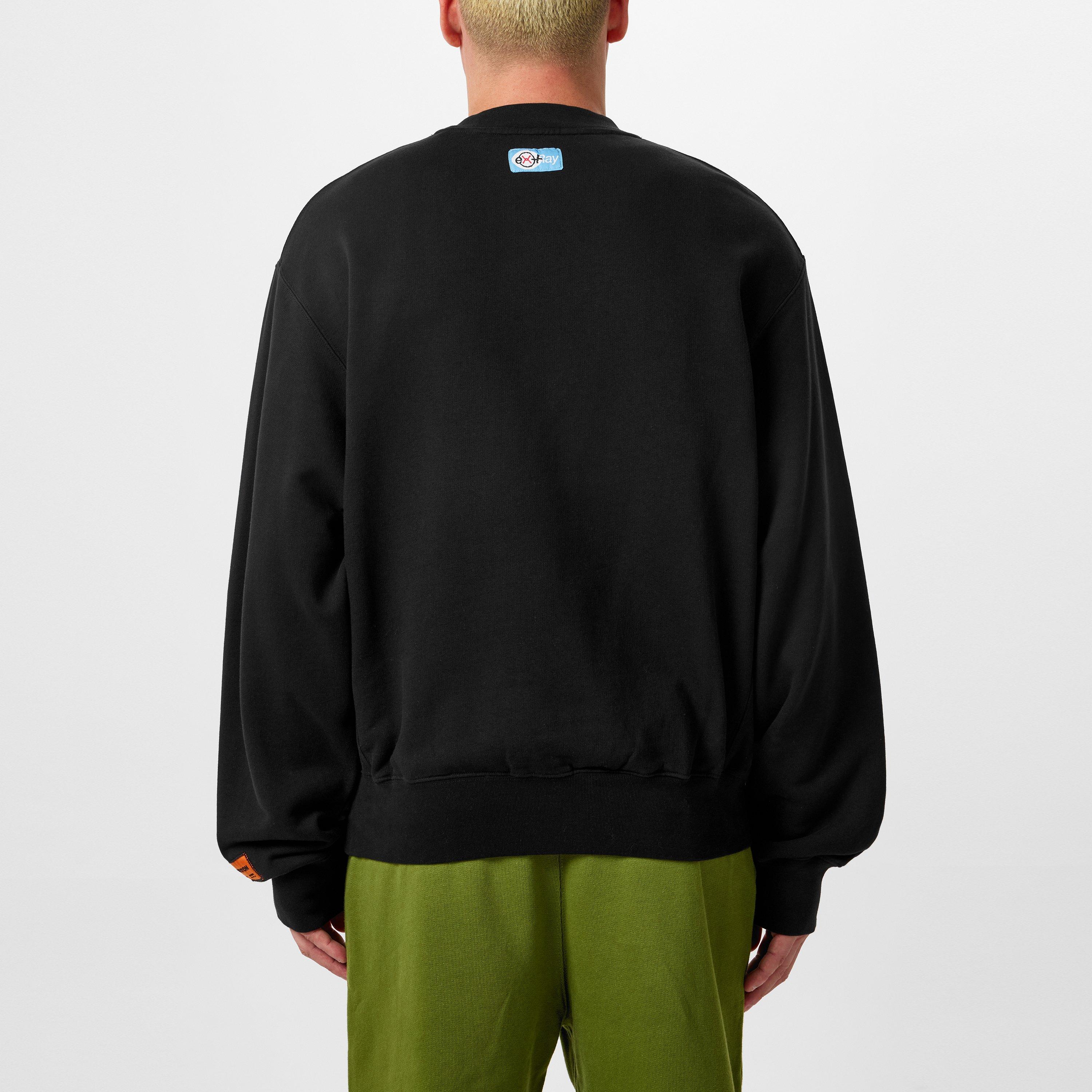 Black - Heron Preston - Men's X Ray Crewneck Sweatshirt - 3