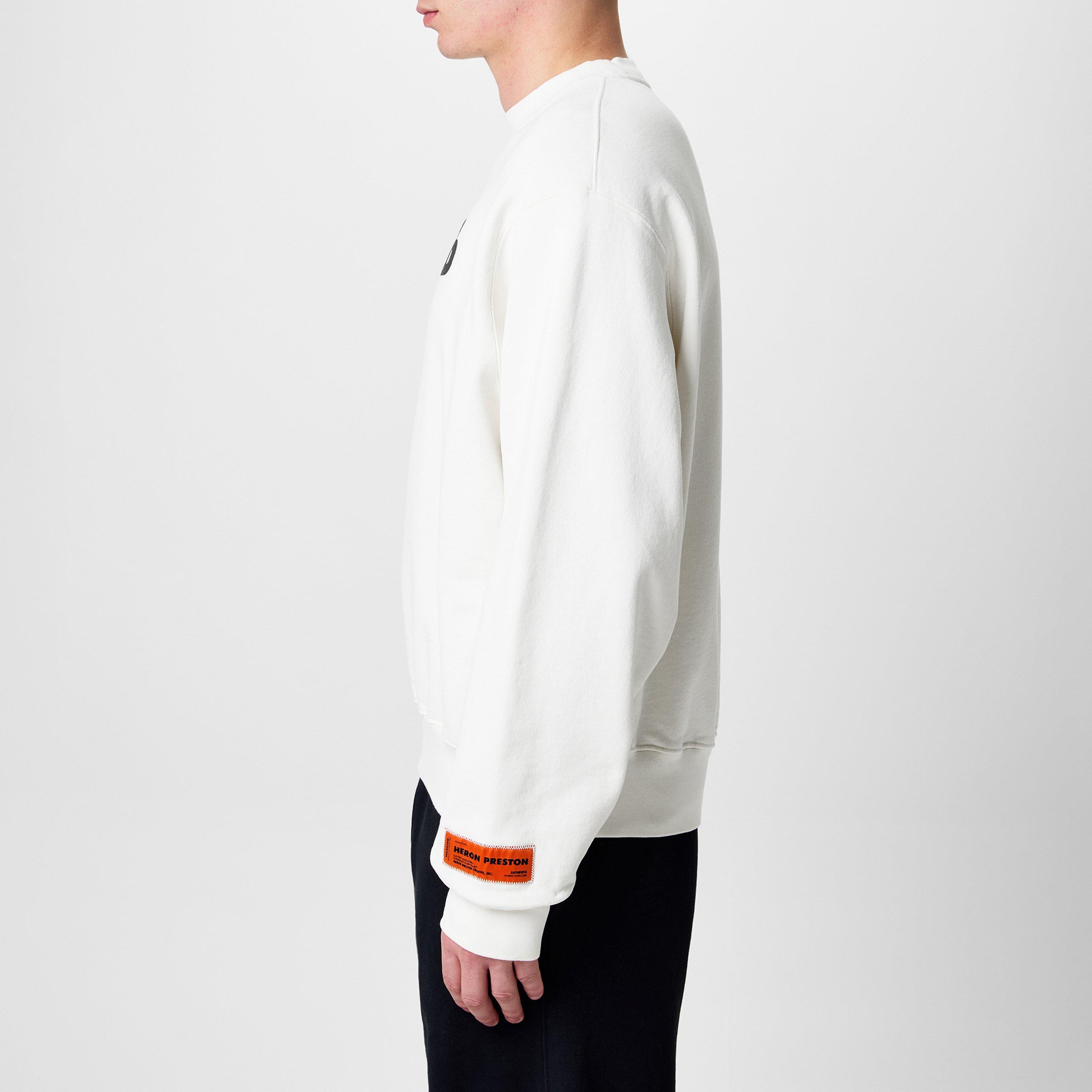 White/Black - Heron Preston - Men's Crewneck Sweatshirt - 2